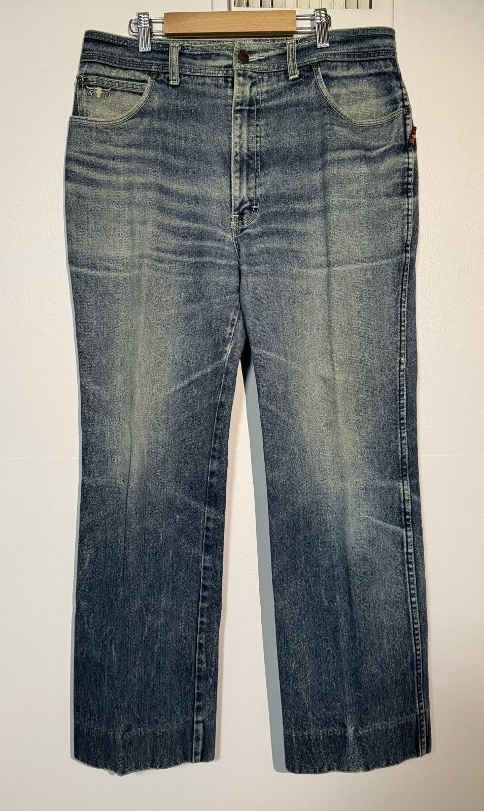 Vintage Vintage Sergio Valente Honey Comb Faded Jeans 90s Rare Size US 36 / EU 52 - 1 Thumbnail