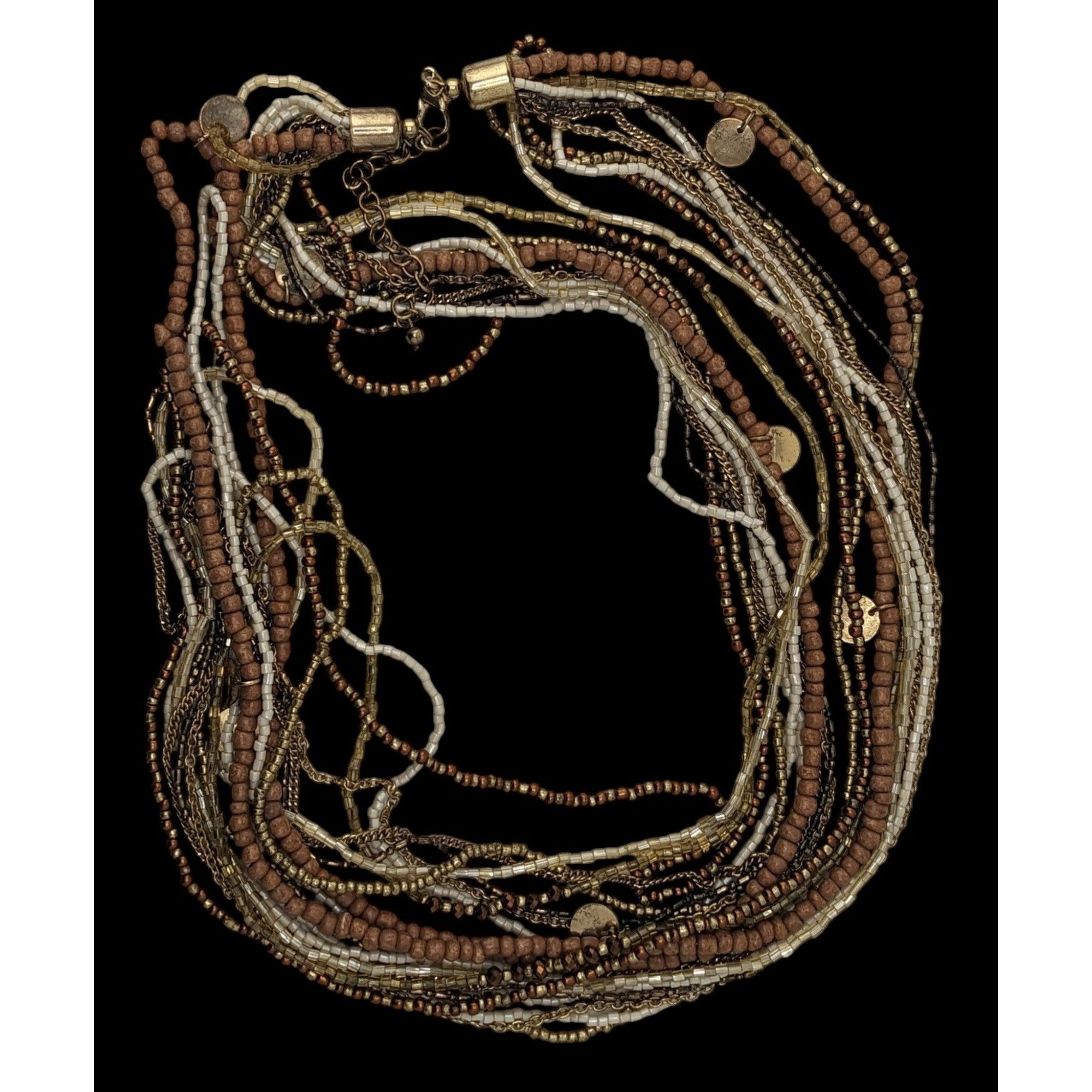 Other Vintage Bohemian Multi-Strand Beaded Necklace Size ONE SIZE - 2 Thumbnail