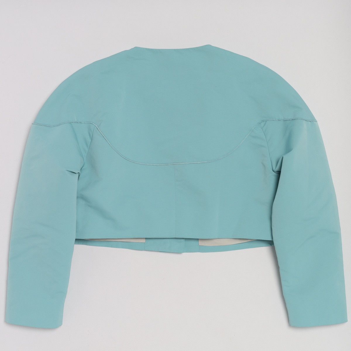 Missoni Missoni Crop Jacket Blazer Sky Blue Polyester Size S / US 4 / IT 40 - 10 Thumbnail