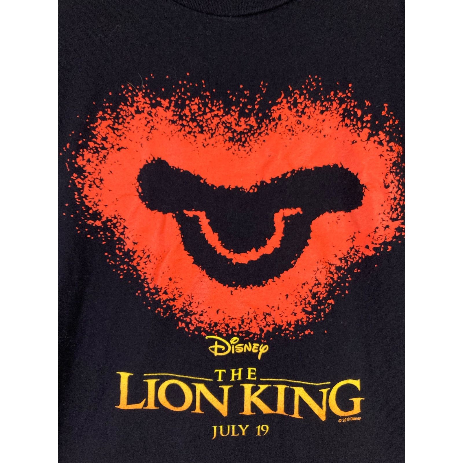 Disney Lion King 2019 Live Action T-Shirt Men's L Black Disney Size US L / EU 52-54 / 3 - 4 Thumbnail