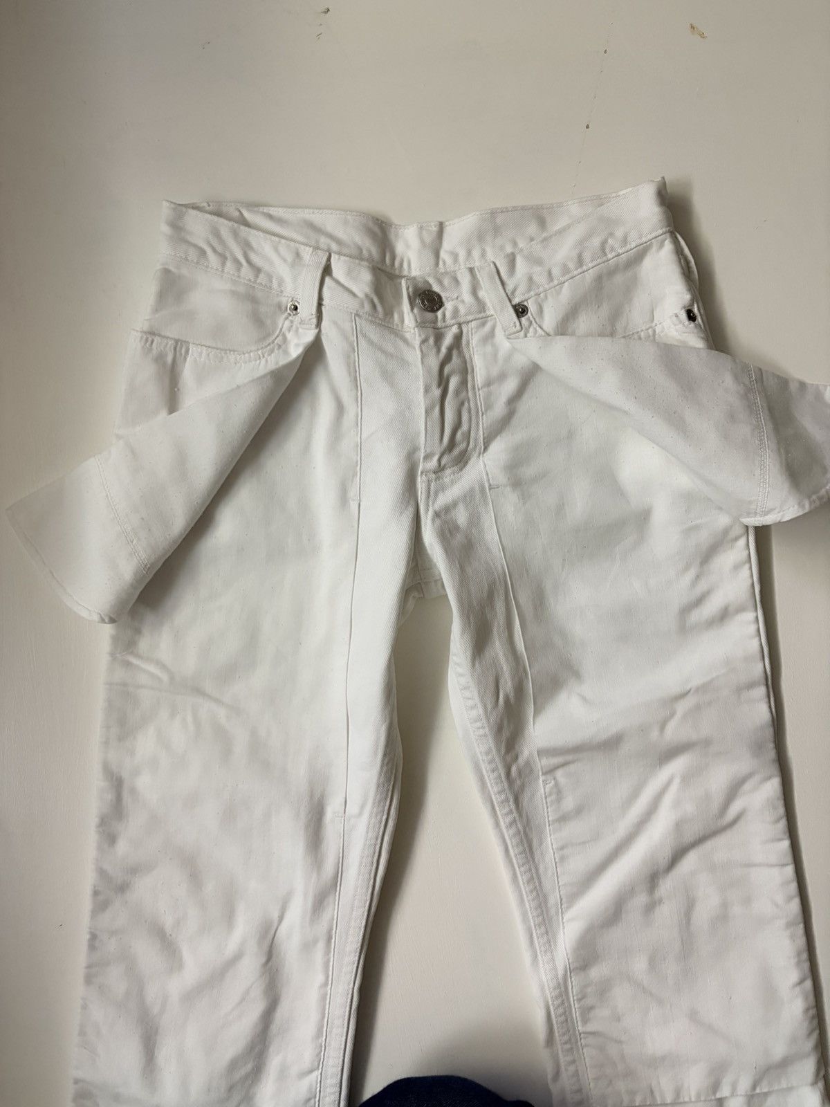 Helmut Lang Helmut Lang White Inside Out Denim Size US 28 / EU 44 - 5 Thumbnail