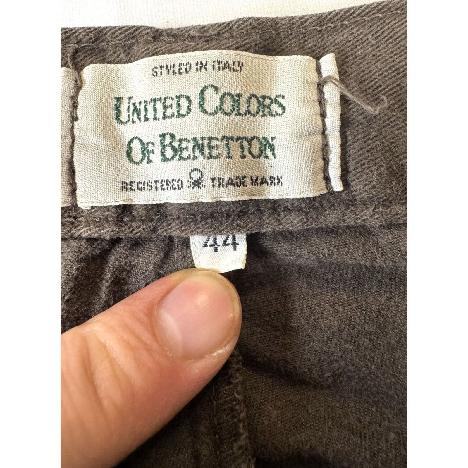 United Colors Of Benetton United Colors Of Benetton Chino Pants Cotton Mens 29x31 Brown Shirt? Size US 29 - 3 Thumbnail