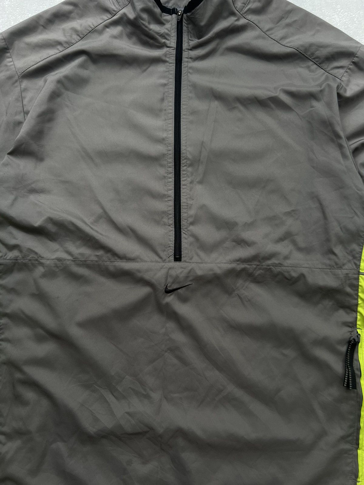 Nike 00's NIKE CENTR SWOOSH 1/2 HALF ZIP ANORAK TRACK JACKET Y2K Size US L / EU 52-54 / 3 - 4 Thumbnail