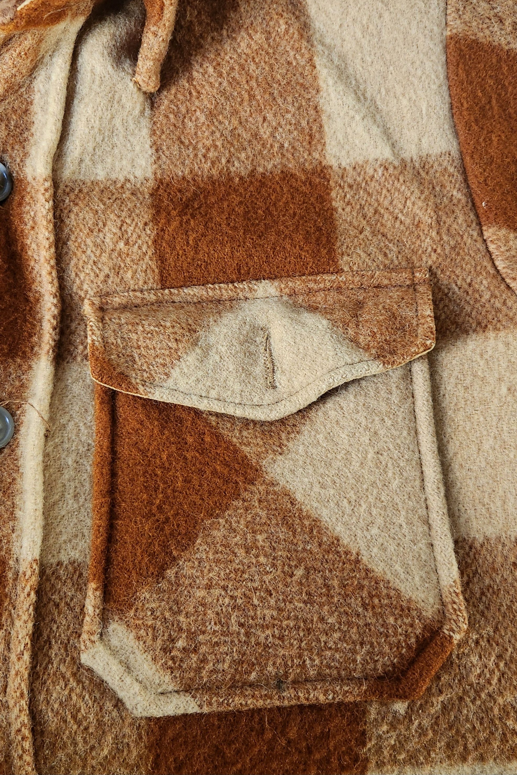 Woolrich Woolen Mills Woolrich True Vintage Medium Brown Wool Blend Buffalo Plaid Size US M / EU 48-50 / 2 - 8 Thumbnail