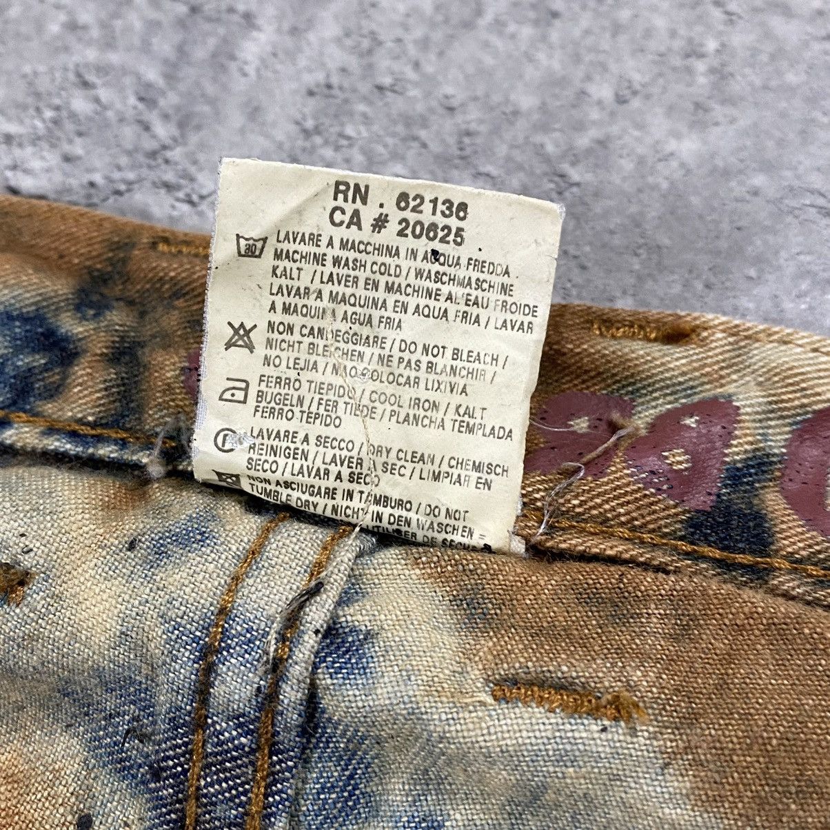 Japanese Brand × Vintage G Brand Flared Low Rise Jeans Tie Dye Pants Size 28" / US 6 / IT 42 - 14 Thumbnail