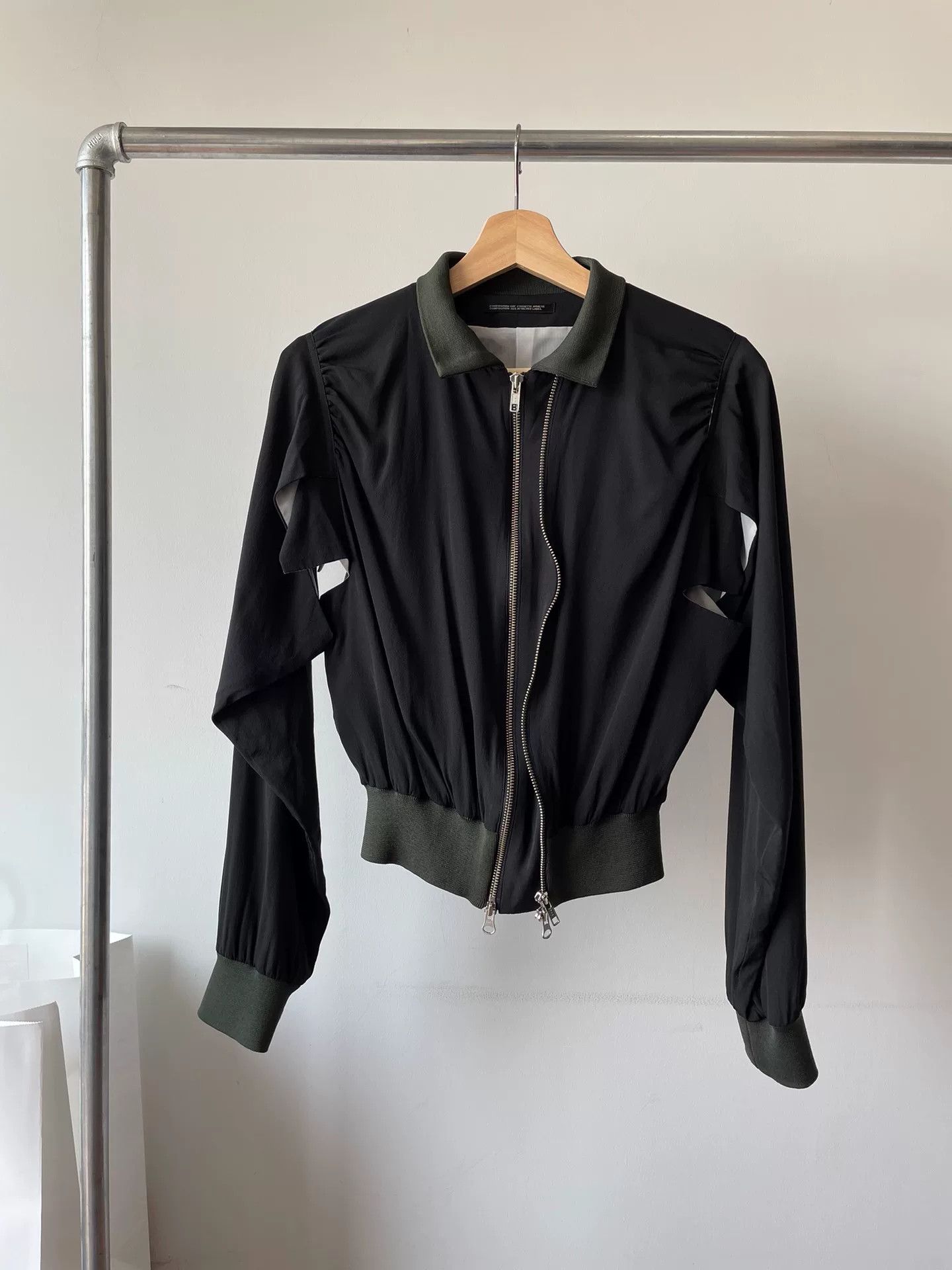 Yohji Yamamoto Yohji Yamamoto 02SS Double Zip Silk Jacket Size US L / EU 52-54 / 3 - 1 Thumbnail