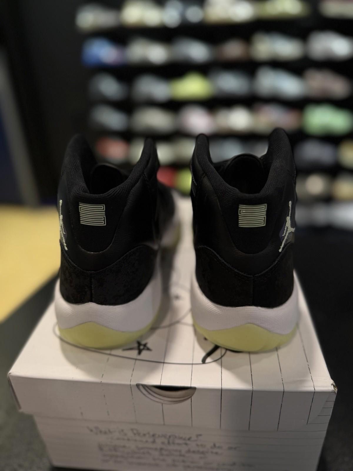 Nike Air Jordan 11 Retro GS 'Inner Beast' Black Barely Volt 7Y Size US 7 / EU 40 - 8 Thumbnail