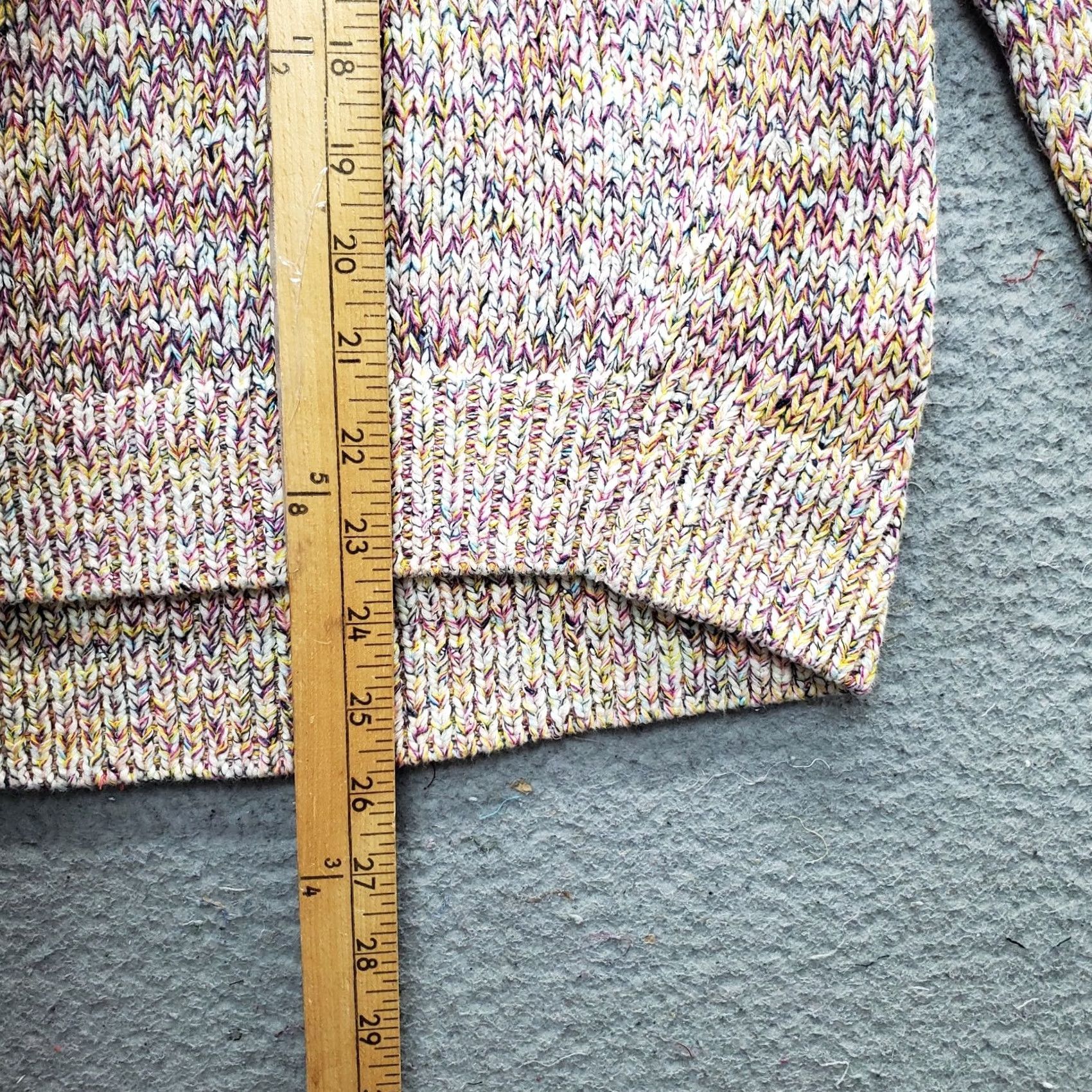 Loft LOFT Sweater Womens Small Multicolor Twist Yarn Chunky Knit Crew Neck Pullover Ladies Size S Knit Style Pullover Casual Womens Size S / US 4 / IT 40 - 3 Thumbnail