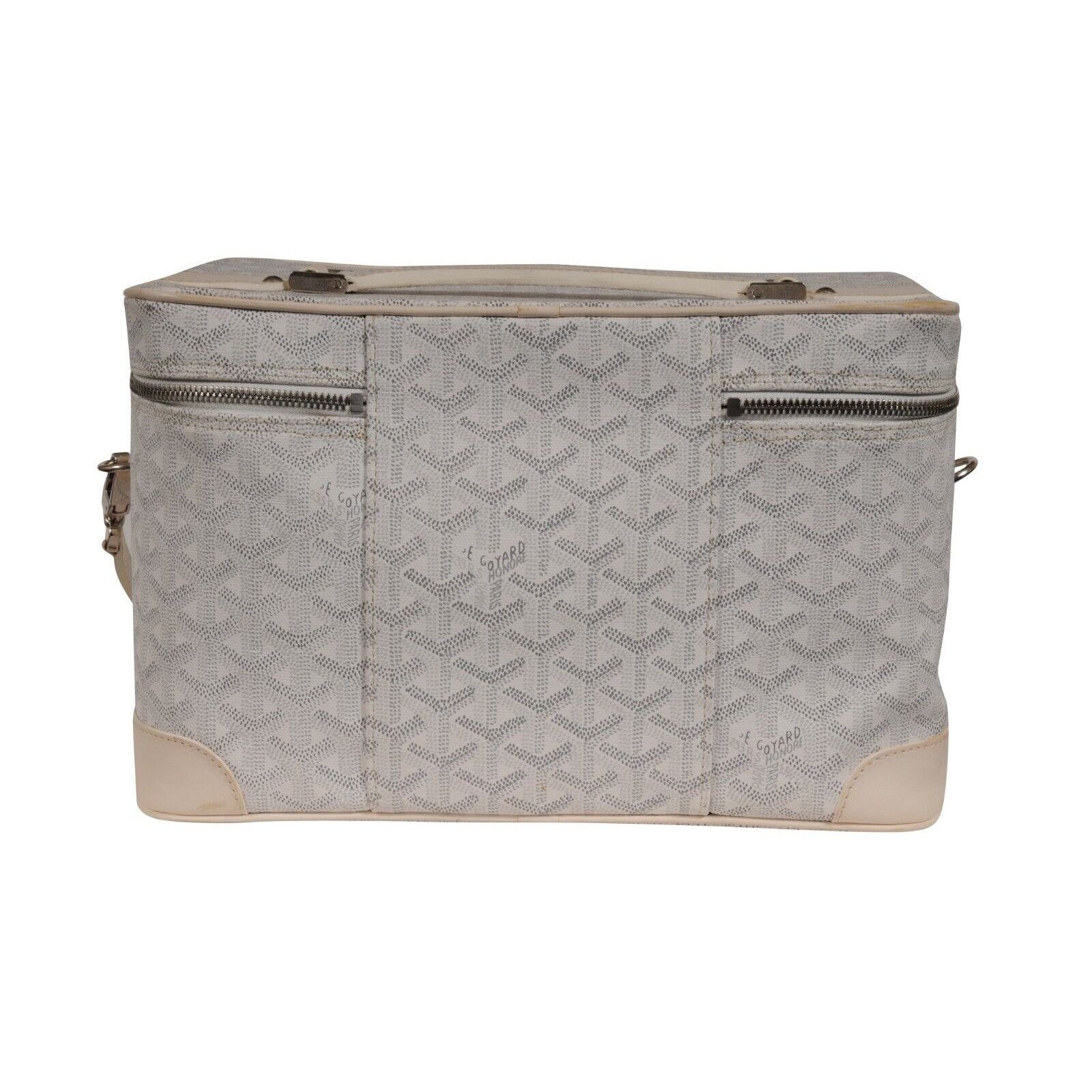 Goyard Vintage 2000's Y2k Vanity Train Case Canvas Bag - 02252 Size ONE SIZE - 6 Thumbnail