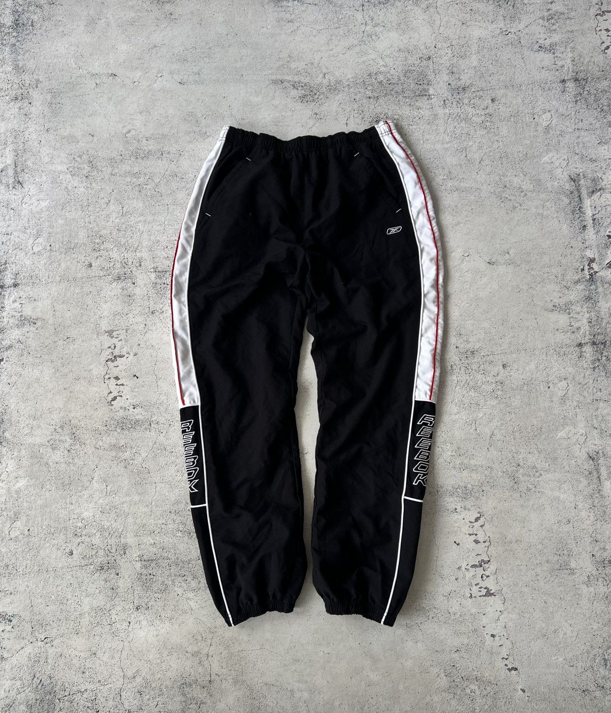 Reebok 🩸RARE🩸Reebok Vintage Drill Y2K Track Pants Size US 33 - 2 Thumbnail