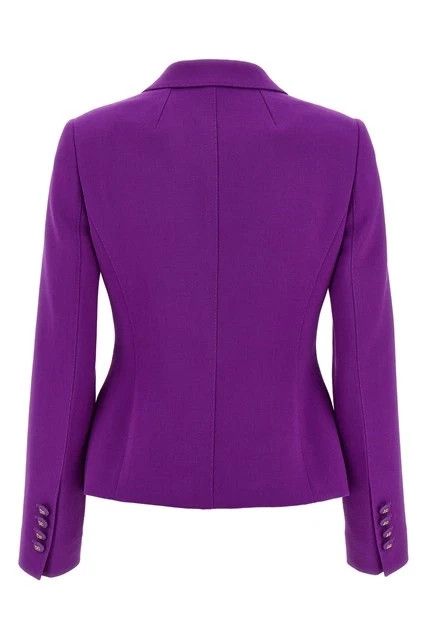 Dolce & Gabbana DOLCE&GABBANA Purple Wool Blazer Jacket New & Authentic Size XL / US 12-14 / IT 48-50 - 2 Thumbnail