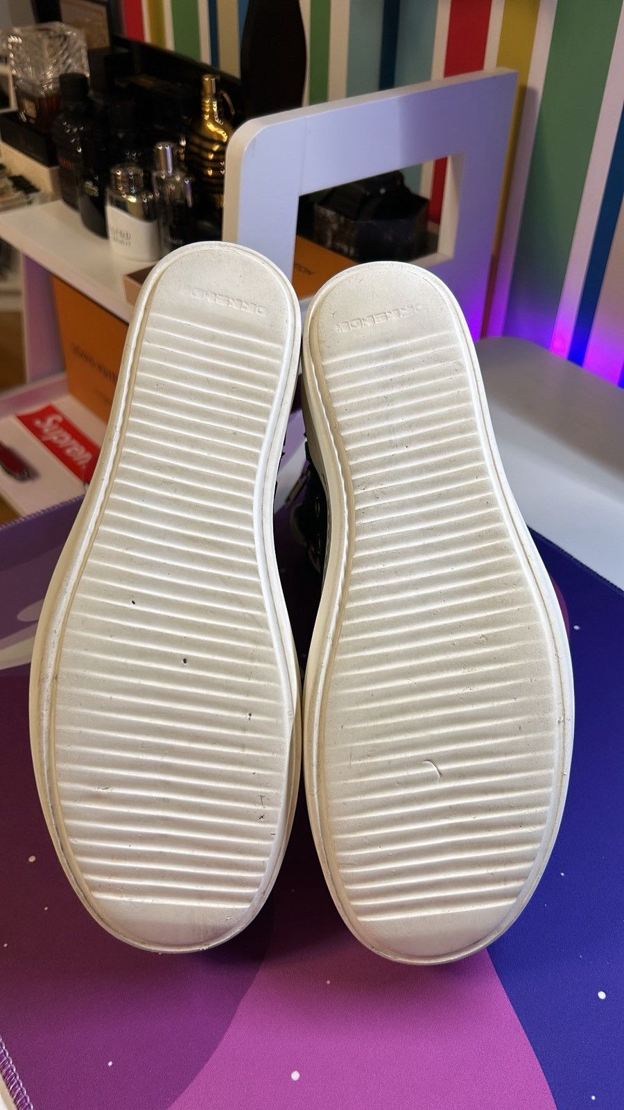Rick Owens Drkshdw Rick Owens DRKSHDW Ramones Double Bumper Size US 6 / EU 39 - 6 Thumbnail