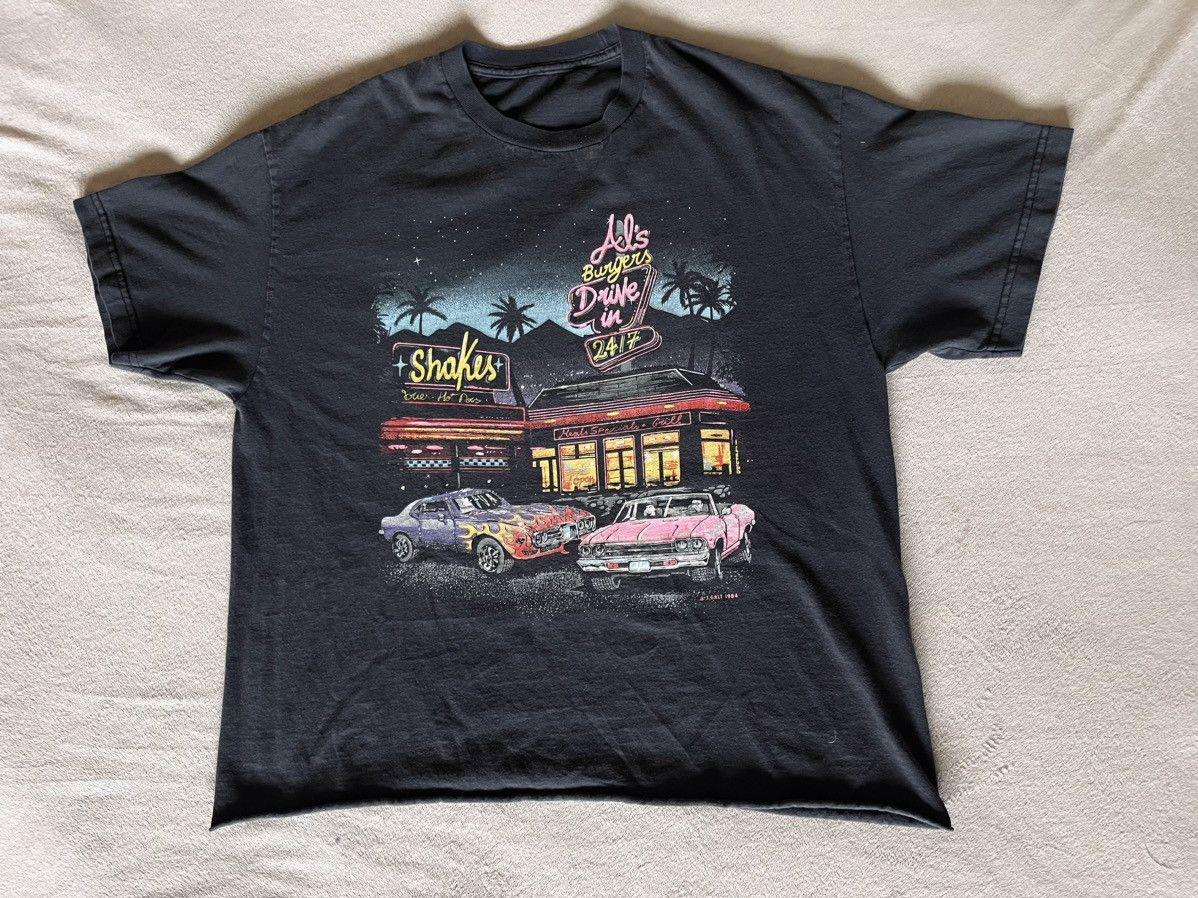 Vintage Vintage J. Galt Drive-In Tee (Black) - Large Size US L / EU 52-54 / 3 - 2 Thumbnail