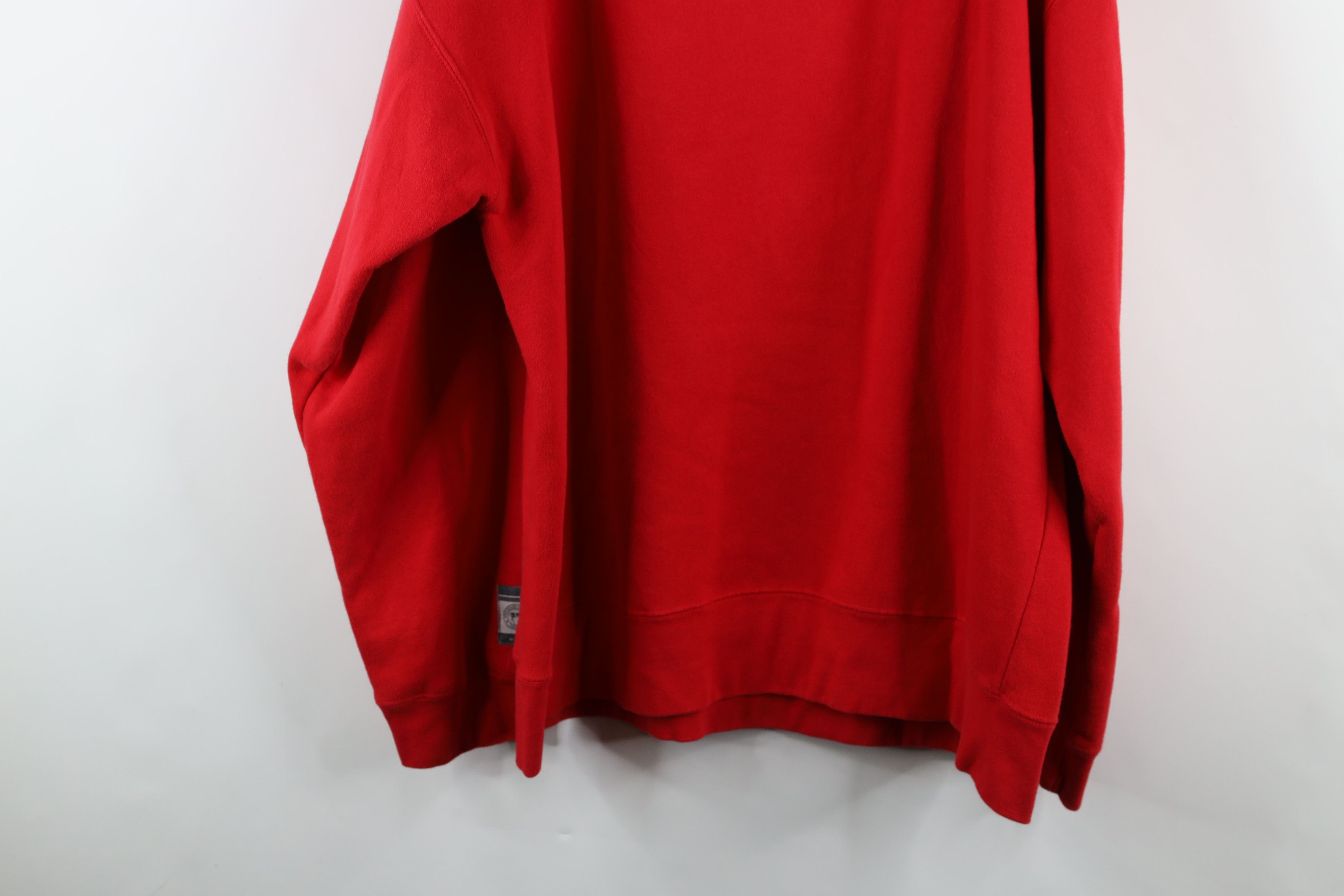 Vintage Vintage 90s Fit Ohio State University Hoodie Sweatshirt Red Size US XL / EU 56 / 4 - 13 Thumbnail