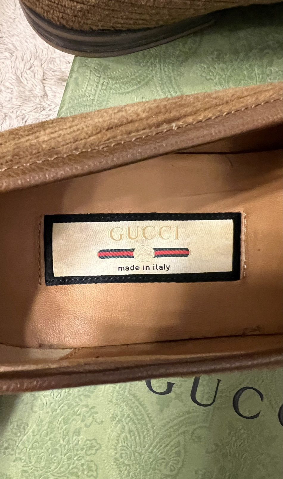 Gucci Gucci brown corduroy horsebit luxury dress shoes loafers Size US 8.5 / EU 41-42 - 2 Thumbnail