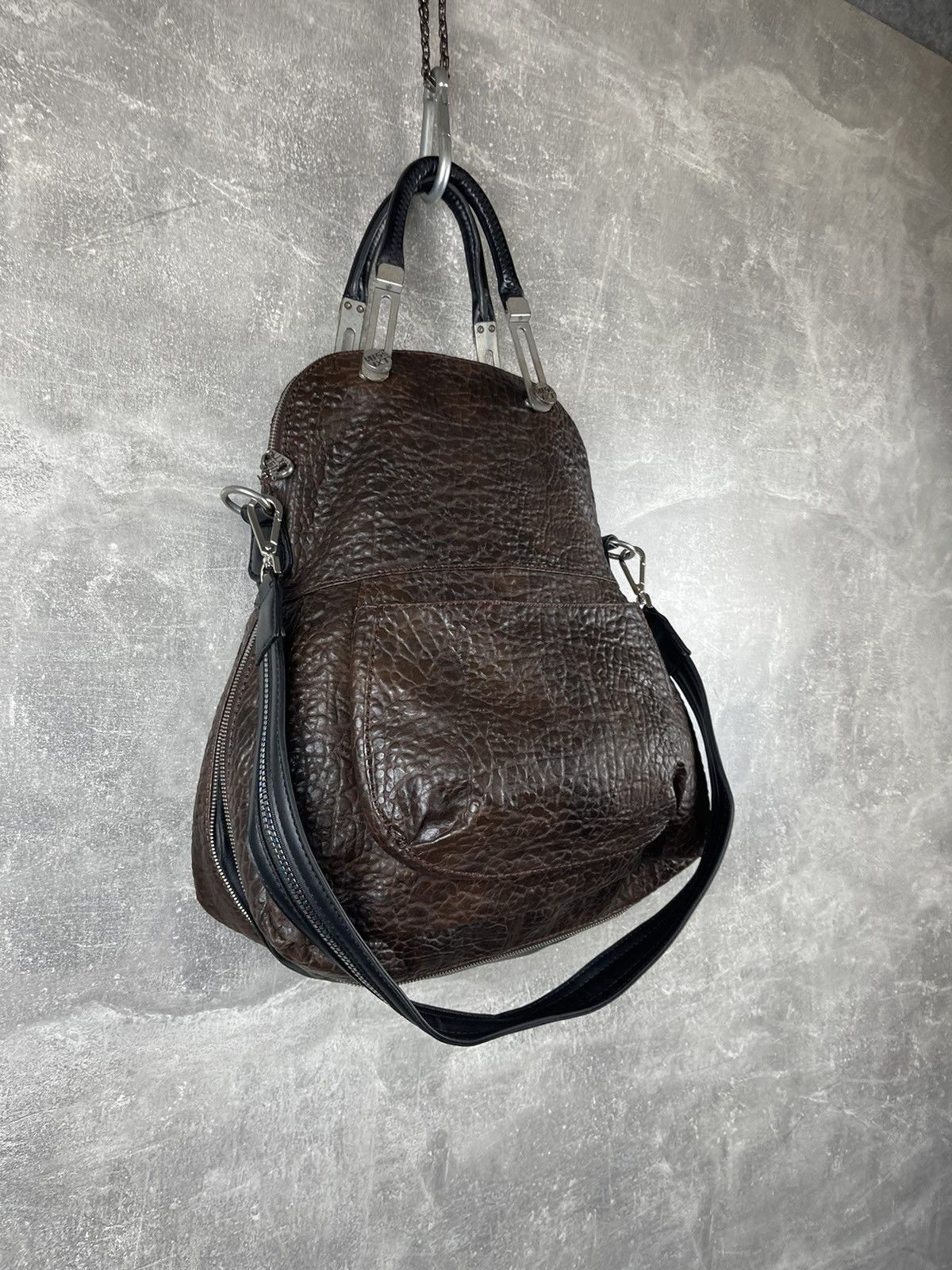 Miss Sixty Vintage Miss Sixty Collection Shoulder Metal Leather Bag Size ONE SIZE - 2 Thumbnail