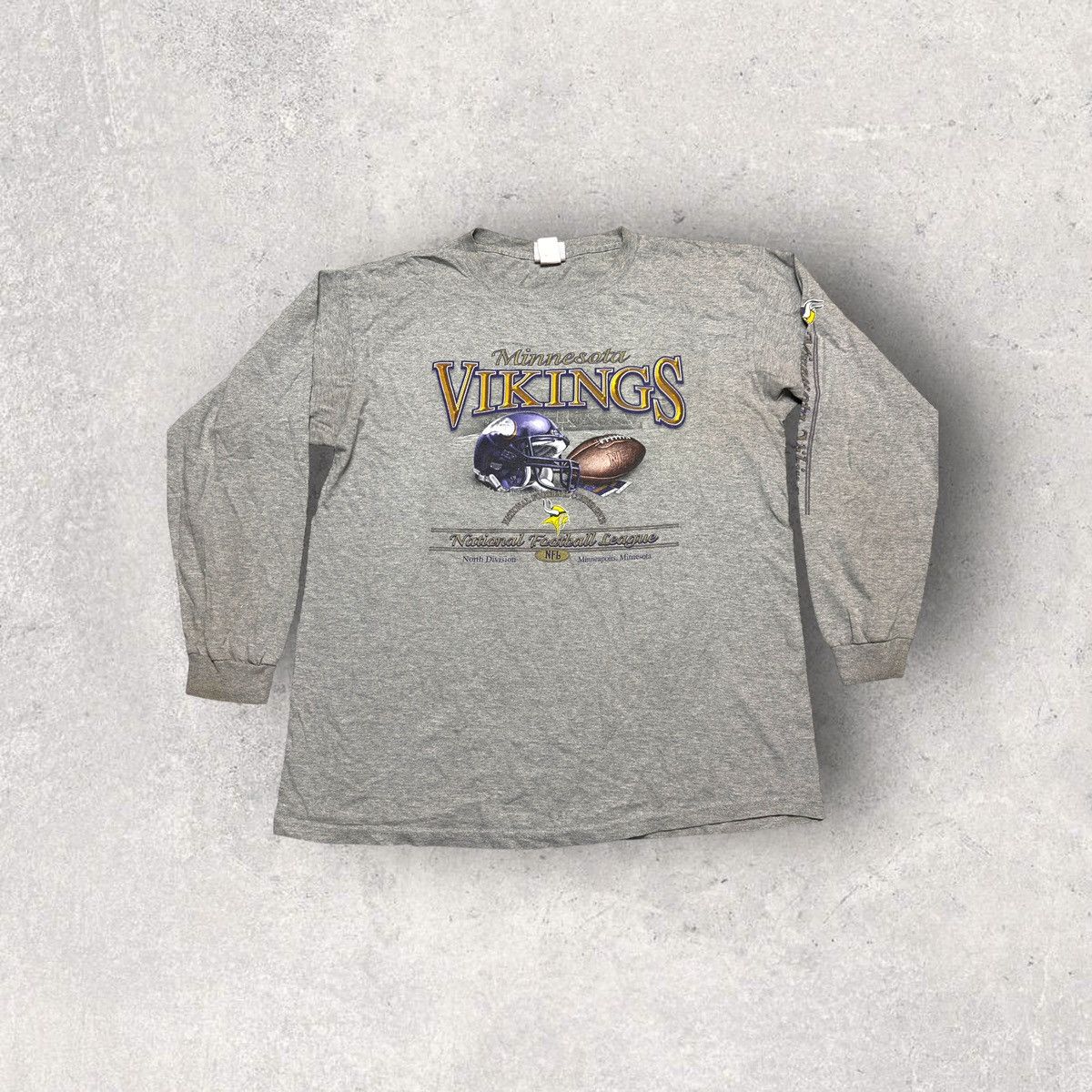NFL × Vintage Vintage Minnesota Vikings long sleeve tee Size US L / EU 52-54 / 3 - 1 Thumbnail