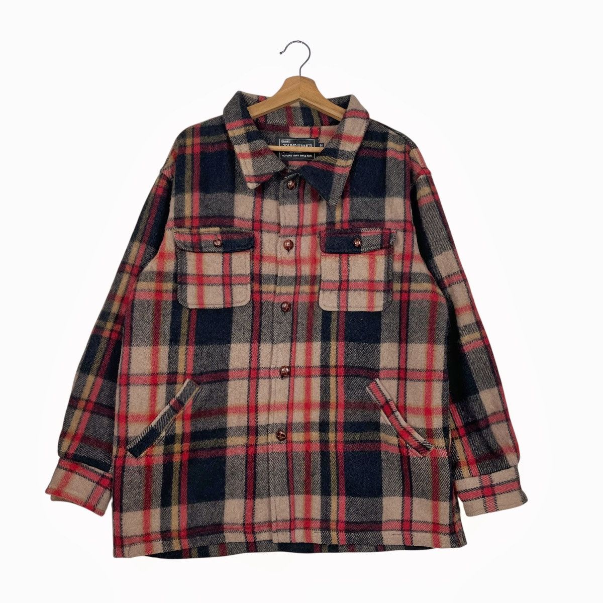 Octopus Vintage Johns Hamer Octopus Army Tartan Jacket Size US M / EU 48-50 / 2 - 1 Thumbnail