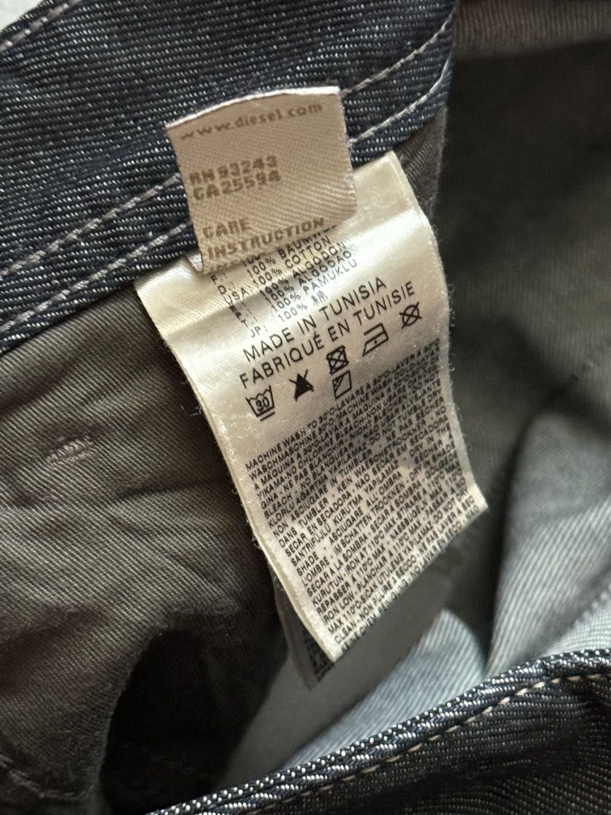 Diesel × Diesel Black Gold Diesel 31/34 Poiak wash 0088z denim pant trouser Jean chino Size US 31 - 16 Thumbnail