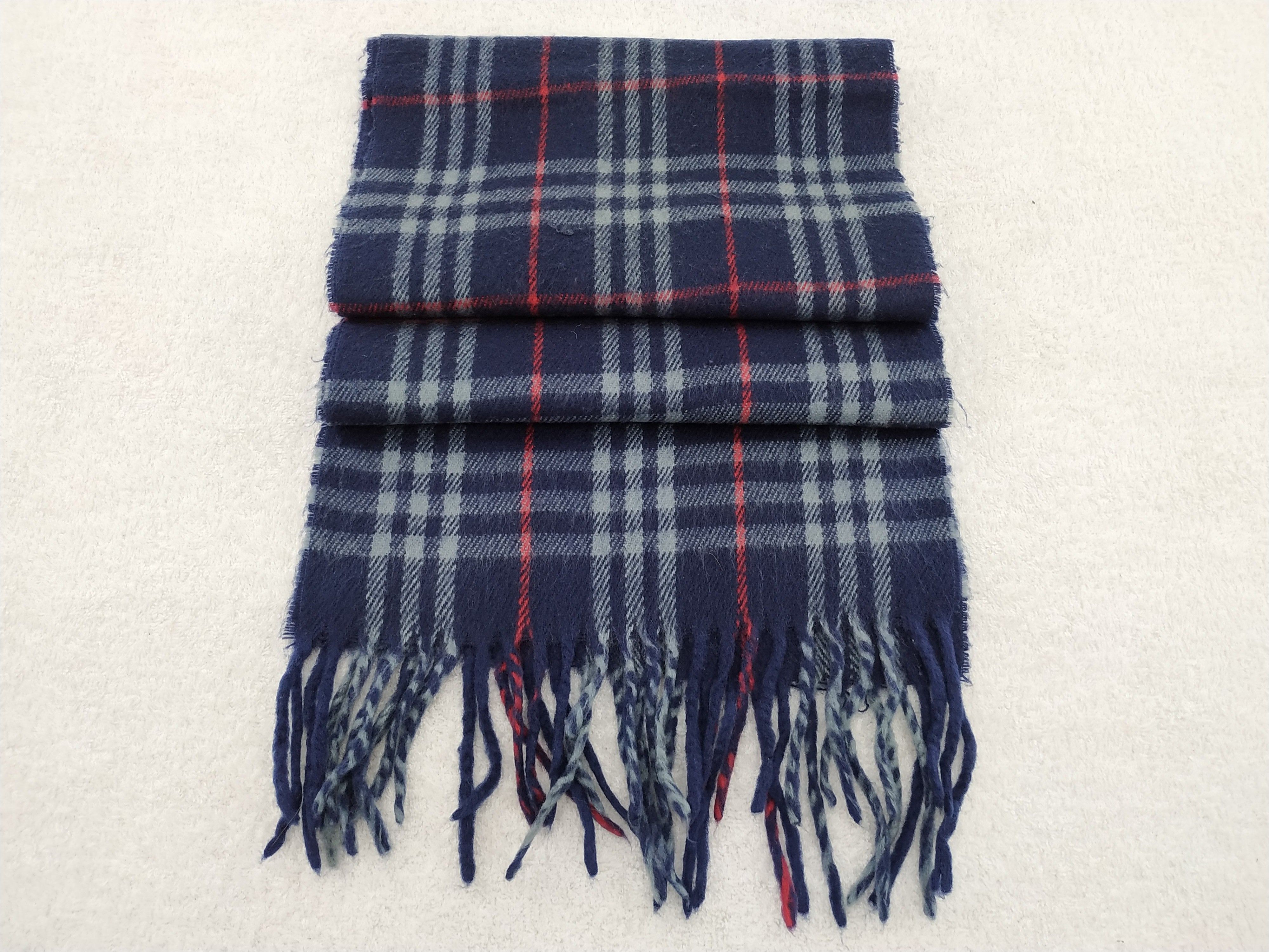 Burberry × Vintage Burberry Scarf / Muffler / Neckwear - WW139 Size ONE SIZE - 5 Thumbnail