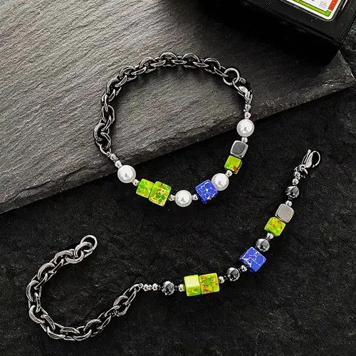 Designer Retro punk bracelet Size ONE SIZE - 2 Thumbnail