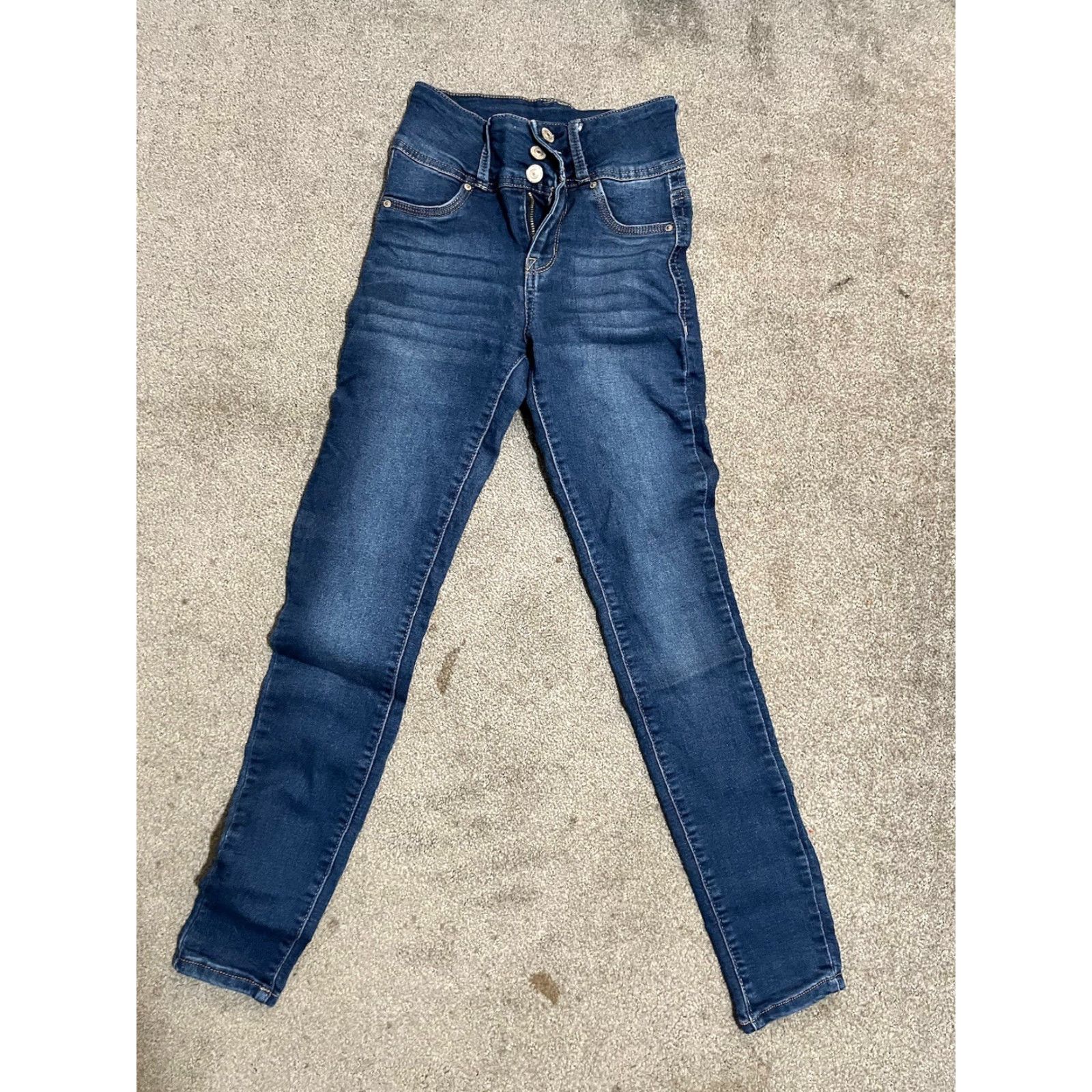 Vintage VINTAGE Wallflower Jeans Women's The Sassy High Rise Skinny Blue WallFlower Jeans Wallflower Skinny Jeans Women Size 1 Blue Denim Modern? Size 25" / US 0 / IT 36 - 2 Thumbnail
