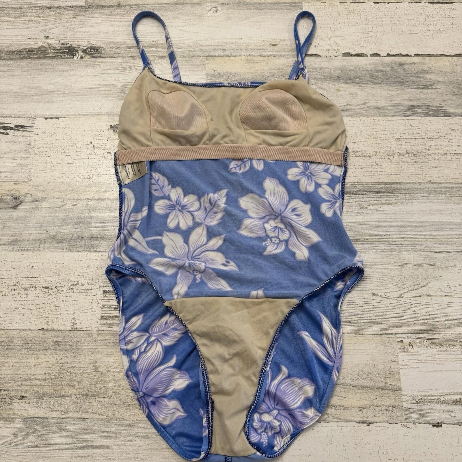 Eddie Bauer Vintage 90s Eddie Bauer One piece floral swimsuit small Size ONE SIZE - 4 Thumbnail