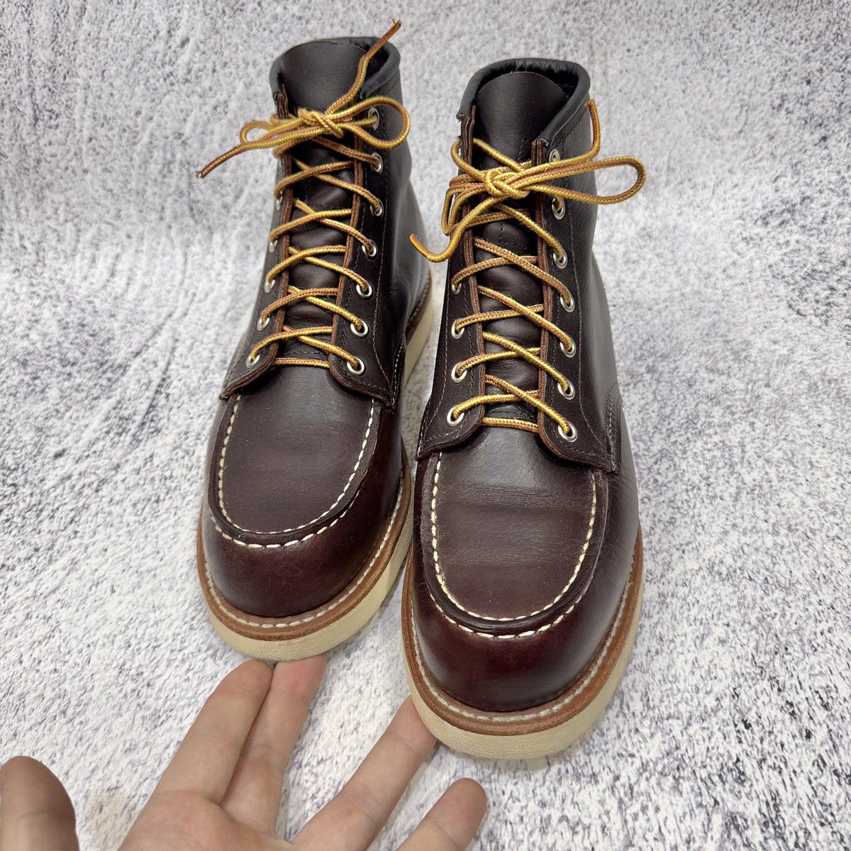 Red Wing Red Wing 8138 Heritage Moc Toe Boots Brown Oil Slick Leather Size US 8.5 / EU 41-42 - 2 Thumbnail
