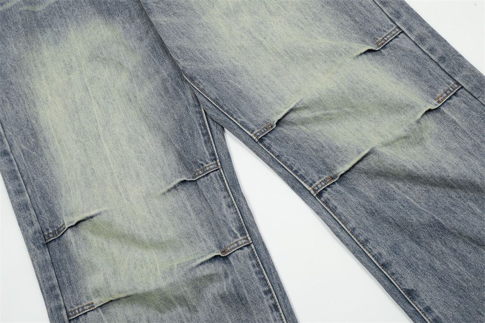 Vintage Men's cleanfit retro punk washed distressed jeans Size US 32 / EU 48 - 4 Thumbnail