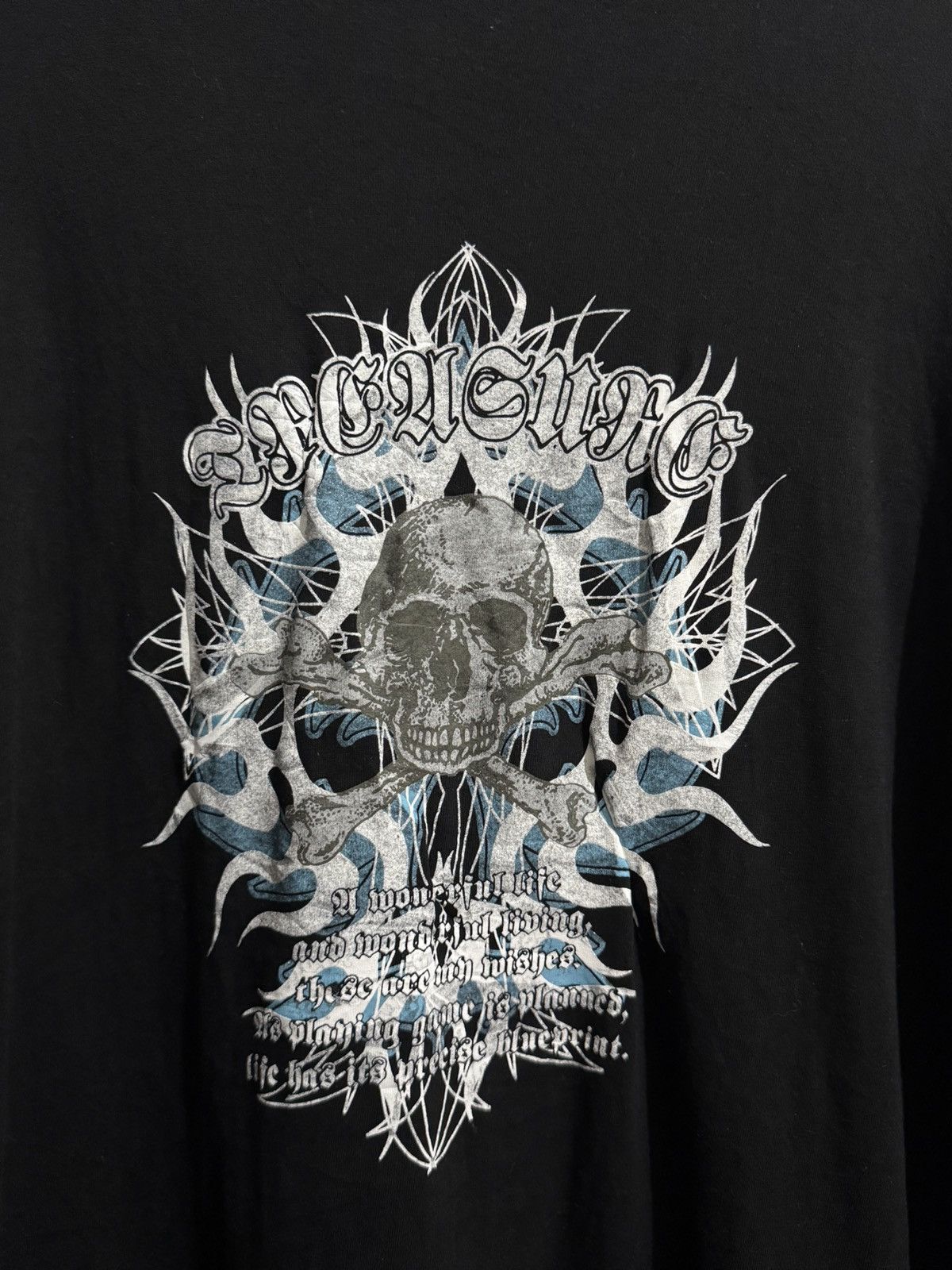 Hysteric Glamour Y2k Smack skull double layer ifsixwasnine tshirt Size US XL / EU 56 / 4 - 5 Thumbnail