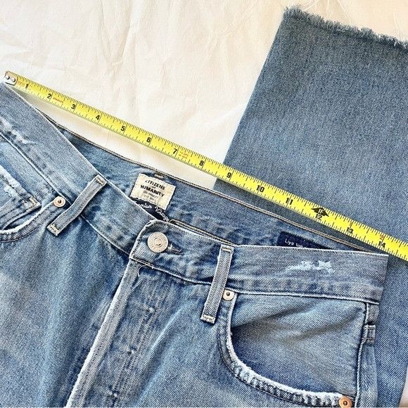 Citizens Of Humanity Citizens Of Humanity Liya High Rise Classic Fit Crop soundtr Size 28" / US 6 / IT 42 - 6 Thumbnail