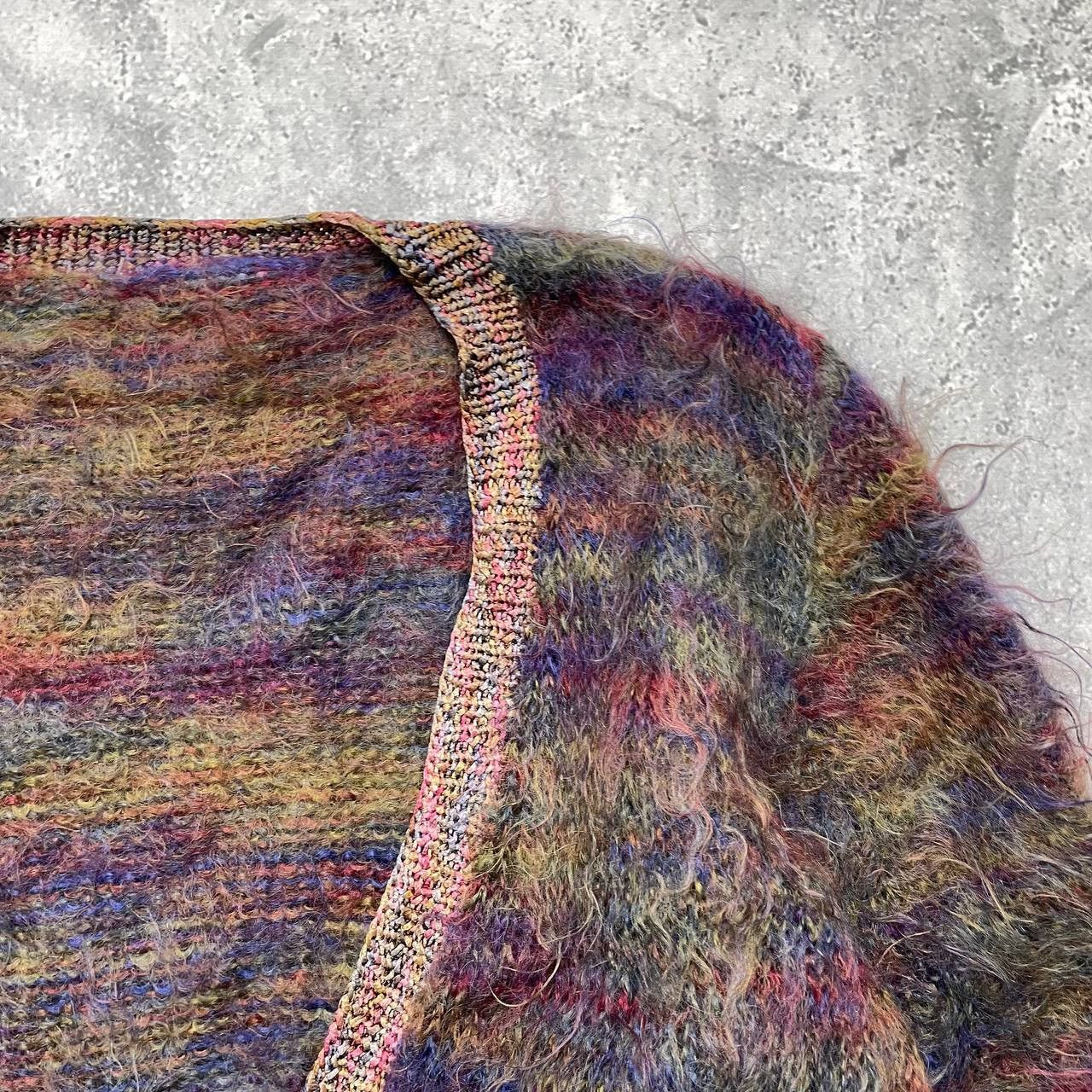 Vintage Vintage 90s Cardigan Two Buttons Faux Mohair Women’s Size L Size L / US 10 / IT 46 - 5 Thumbnail