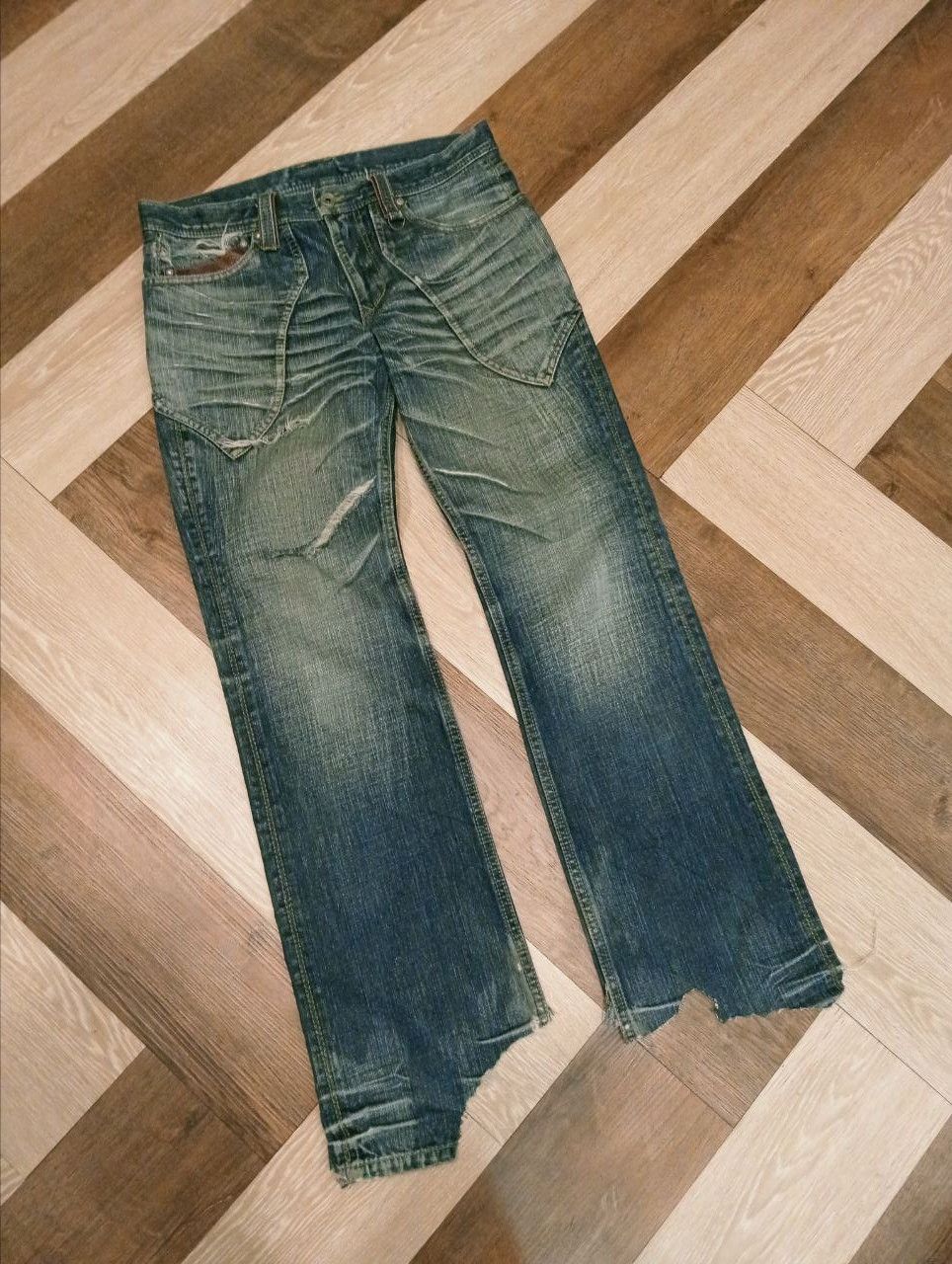 Nicole Club VINTAGE NICOLE CLUB JAPAN DISTRESSED JEANS Size US 33 - 2 Thumbnail