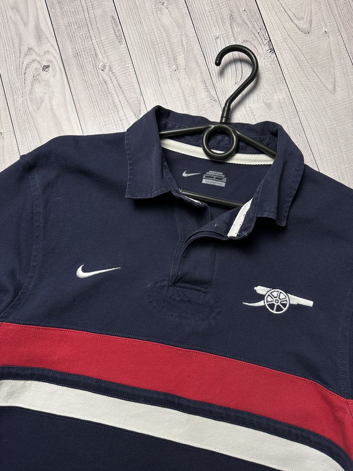 Vintage Vintage Nike Arsenal soccer rugby jersey size S logo rare Size US S / EU 44-46 / 1 - 3 Thumbnail
