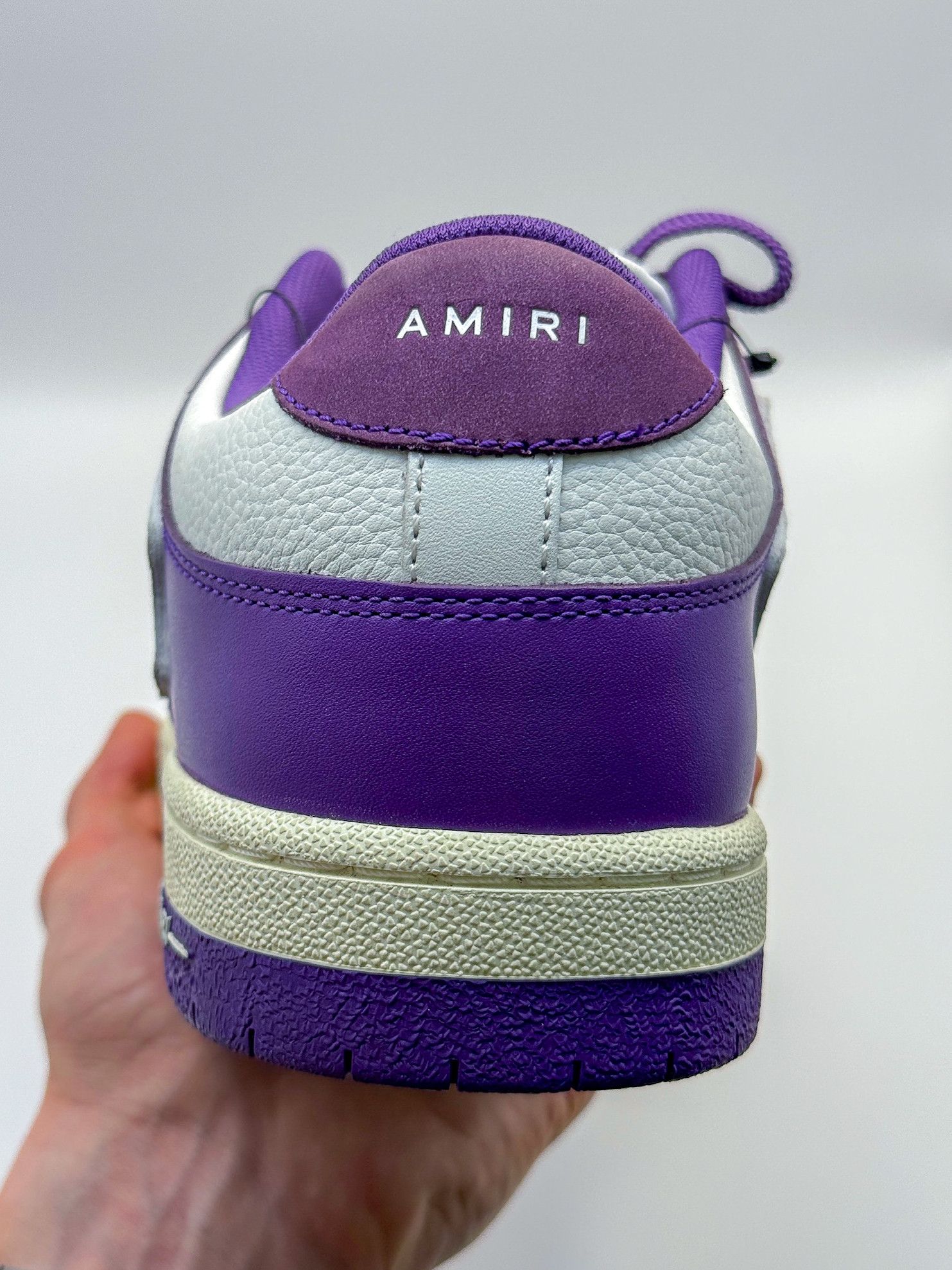 Amiri AMIRI Skel Top Low "Purple White" 2022 Skeleton Bones Size US 13 / EU 46 - 12 Thumbnail