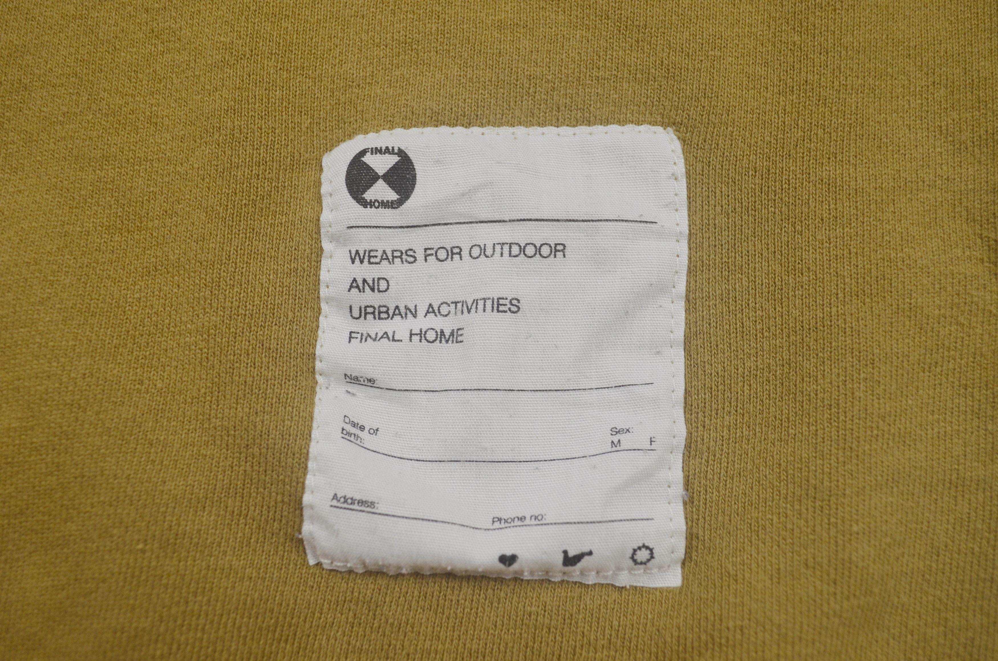 Final Home 90’s Archive Final Home Brown Hoodie Mock Neck Size US S / EU 44-46 / 1 - 6 Thumbnail