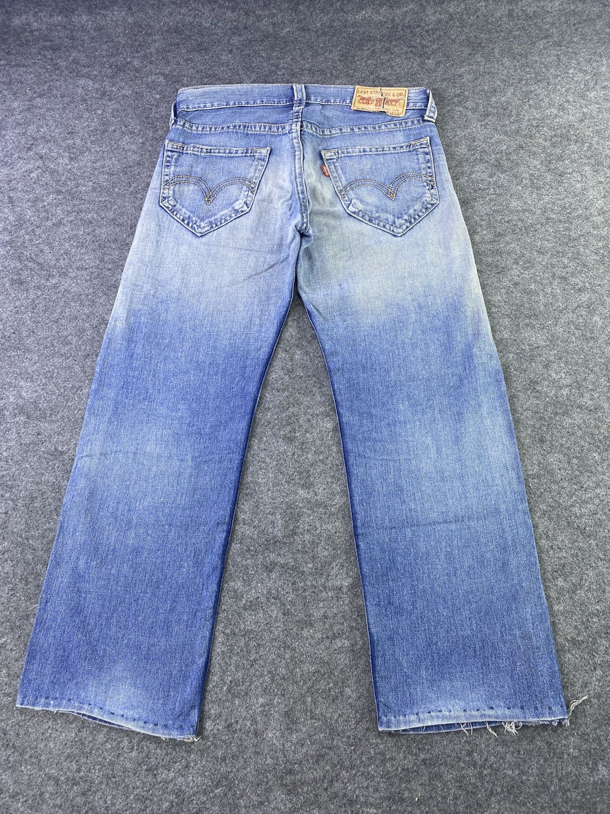 Jean × Levi's × Vintage Vintage Levis 901 Jeans Distress Blue Wash - J917 Size US 34 / EU 50 - 4 Thumbnail
