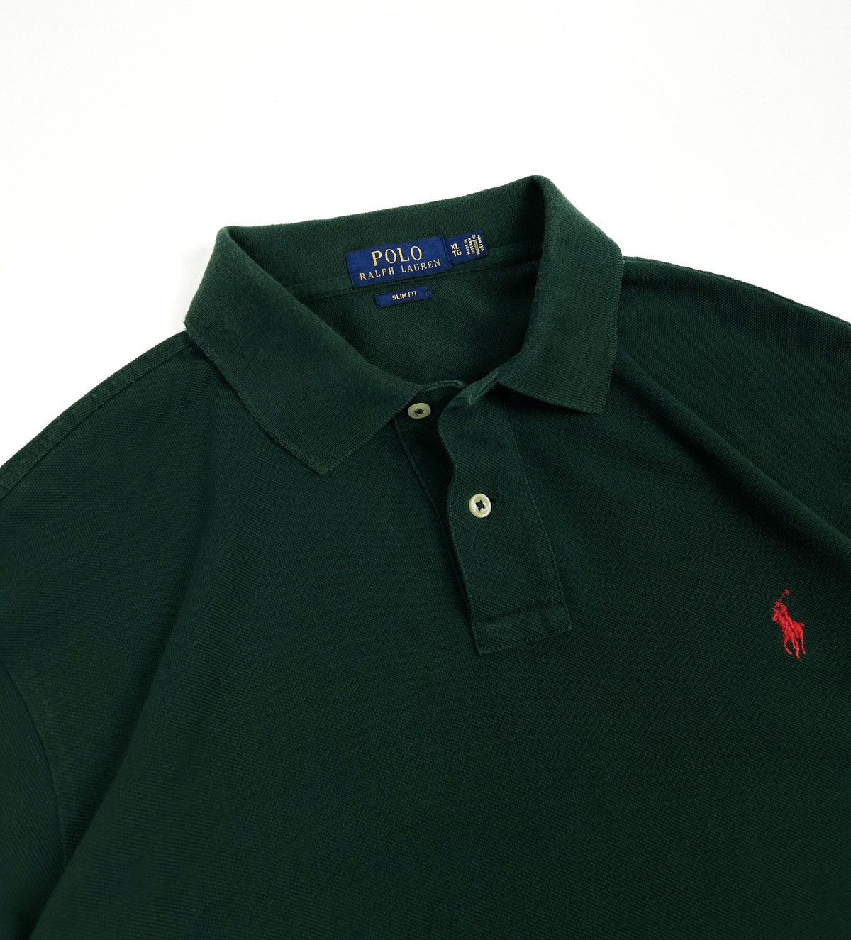 Polo Ralph Lauren × Vintage Vintage Polo Ralph Lauren Polo Longsleeve Green Rugby Size US XL / EU 56 / 4 - 6 Thumbnail