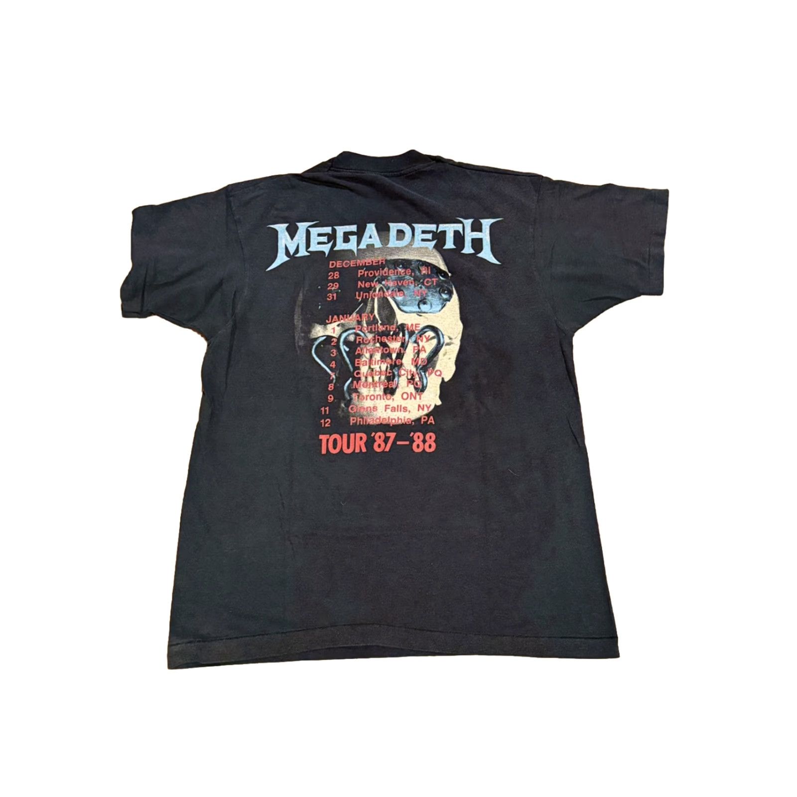 Vintage VINTAGE Megadeth Peace Sells But Who Buying Concert T-Shirt Size L Black Men Short Sleeve 80s Metal Concert Graphic Print Size US L / EU 52-54 / 3 - 6 Thumbnail