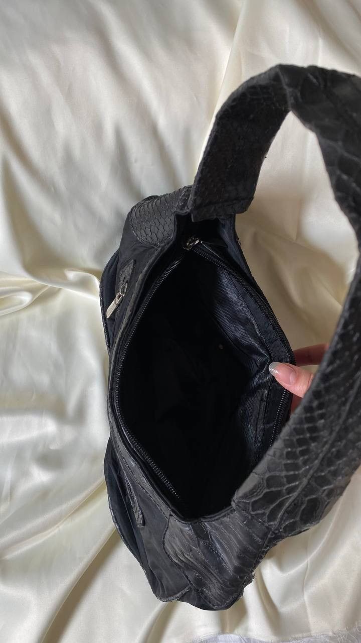 Vintage Vintage leatherette black shoulder bag Size ONE SIZE - 8 Thumbnail