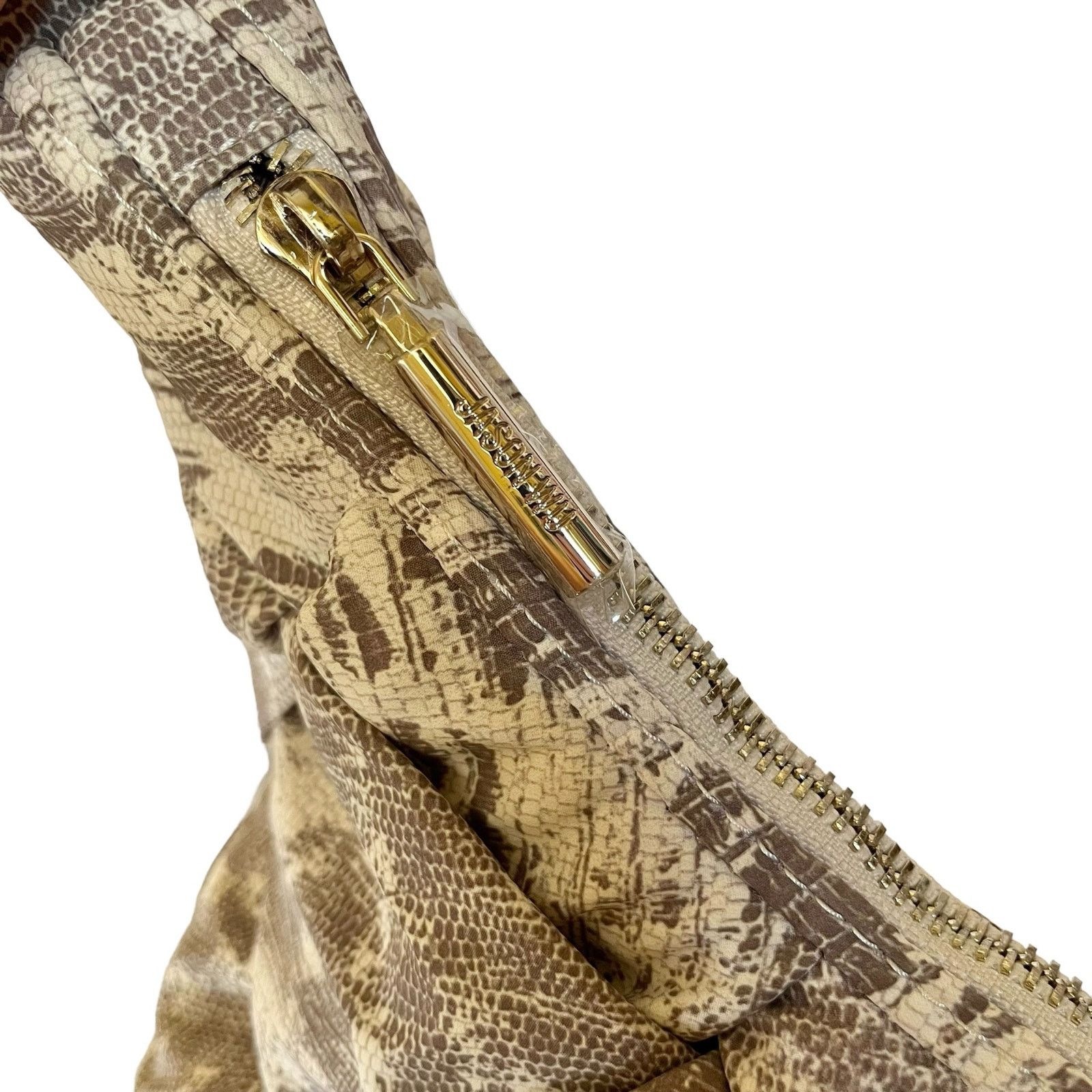 Jason Wu NWOT Jason Wu Dylan Woven Ivory Lizard Print Shoulder Bag Size ONE SIZE - 7 Thumbnail