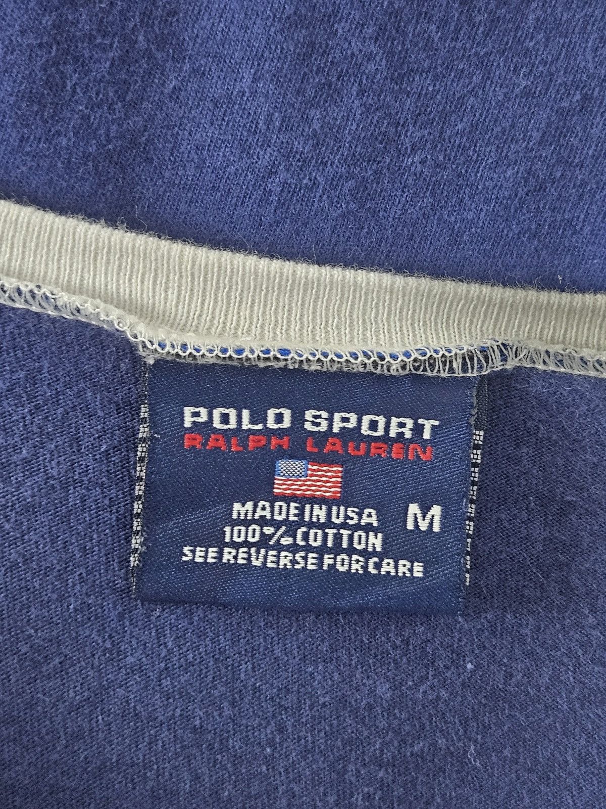 Polo Ralph Lauren Vintage Polo Sport Ralph Lauren RL Star tee Size US M / EU 48-50 / 2 - 4 Thumbnail
