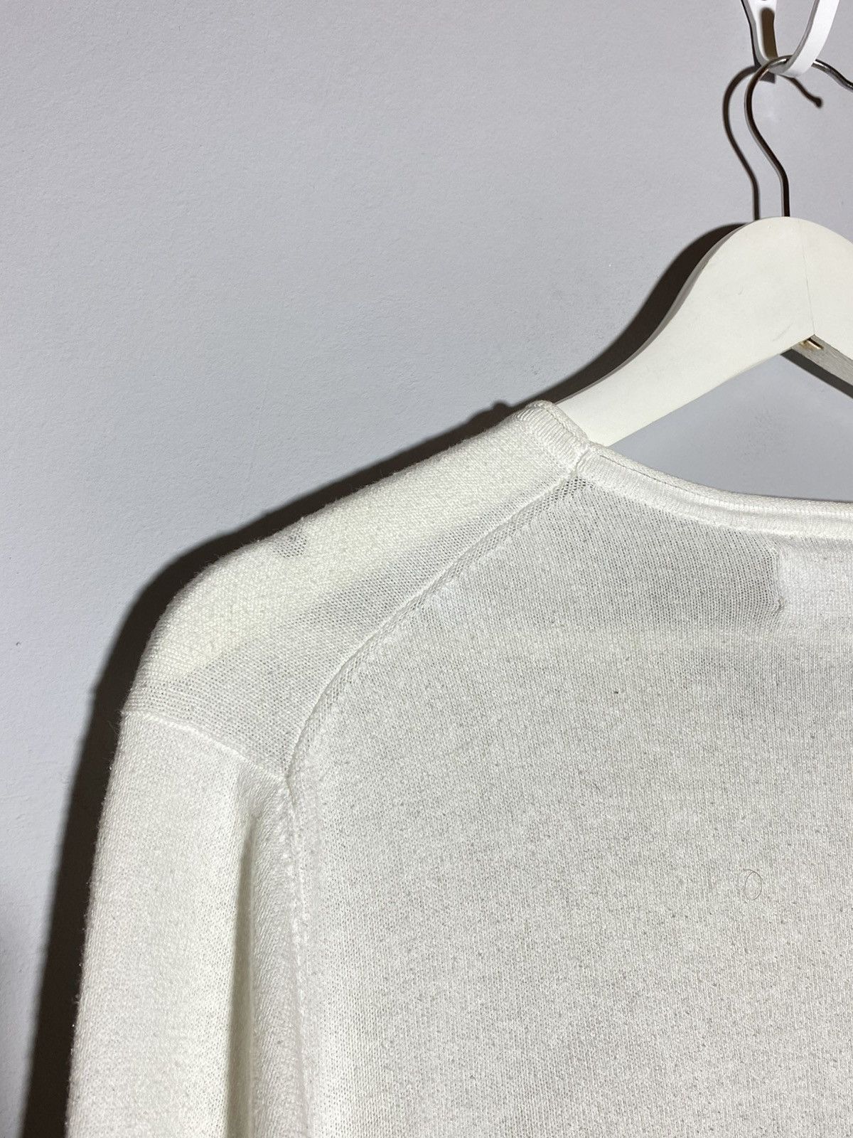 Stone Island Stone Island White Lightweaight Knit Sweater Size US L / EU 52-54 / 3 - 12 Thumbnail
