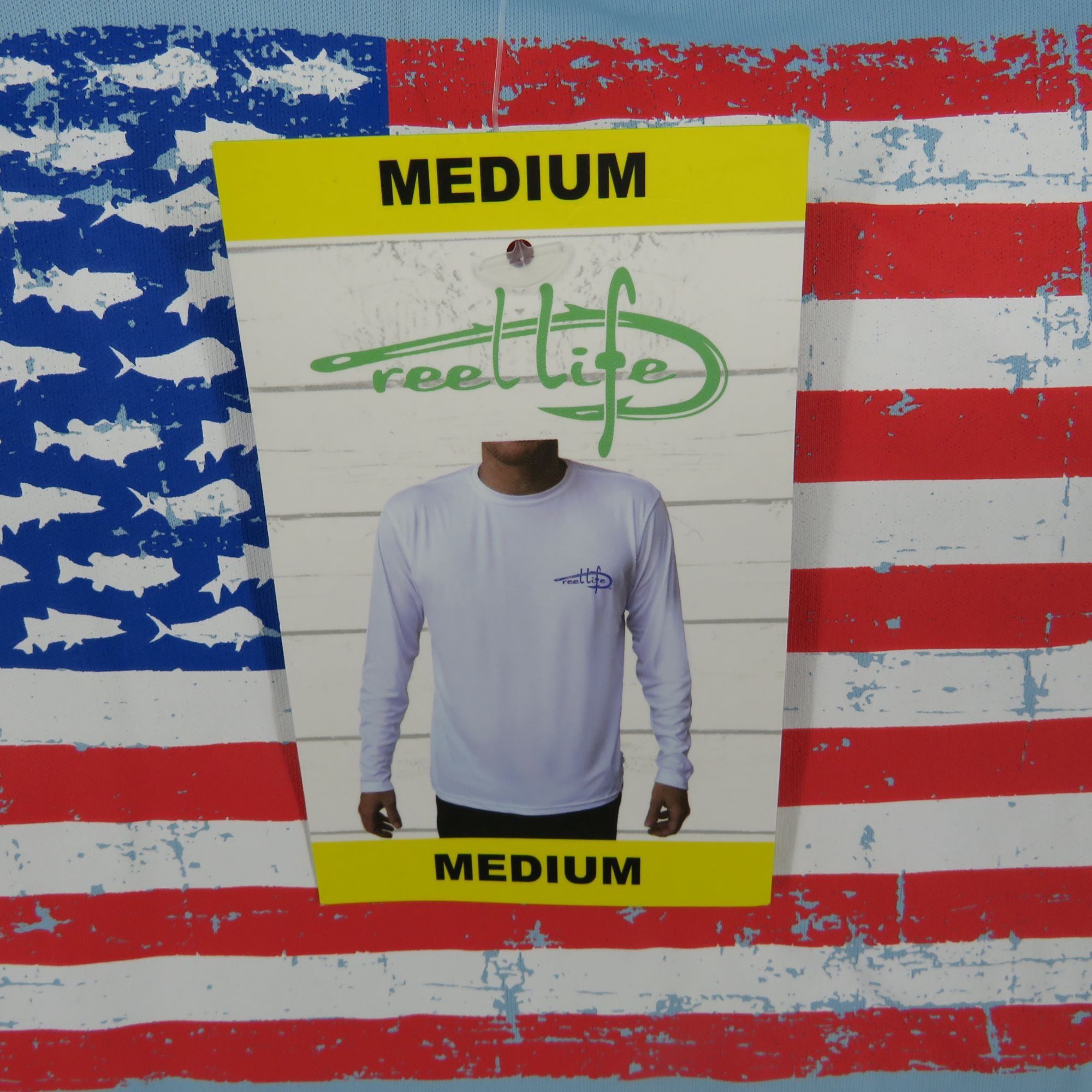 Other Reel Life Sun Ray Defender Long Sleeve Shirt Sky Blue UPF 50 Size US M / EU 48-50 / 2 - 5 Thumbnail