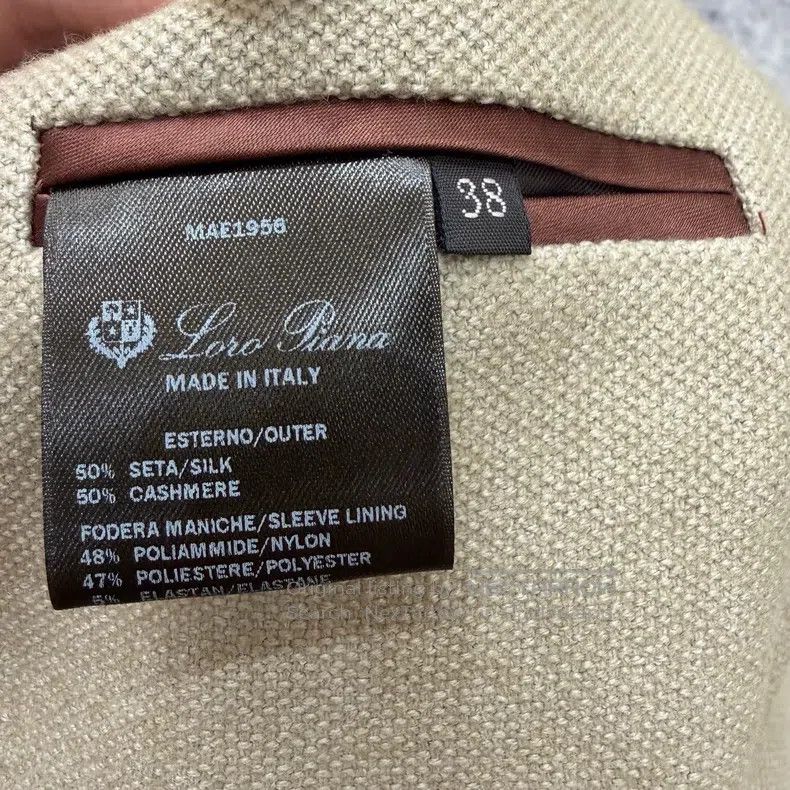 Loro Piana Loro Piana Khaki cashmere and silk blazer Size XS / US 0-2 / IT 36-38 - 4 Thumbnail