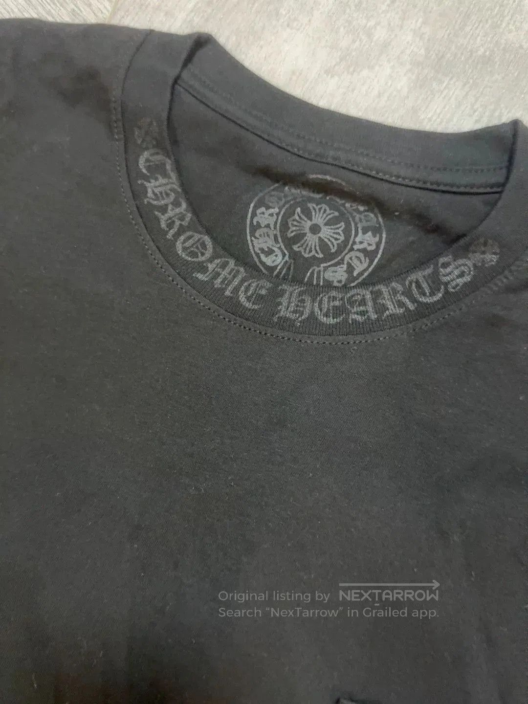 Chrome Hearts Chrome Hearts Black Long Sleeve Logo Tee. Size US XL / EU 56 / 4 - 3 Thumbnail