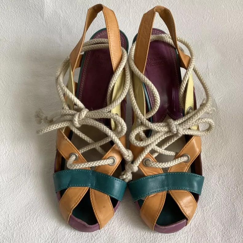Vivienne Westwood Vivienne Westwood High-top laced sandals Size US 5.5 / IT 35.5 - 2 Thumbnail