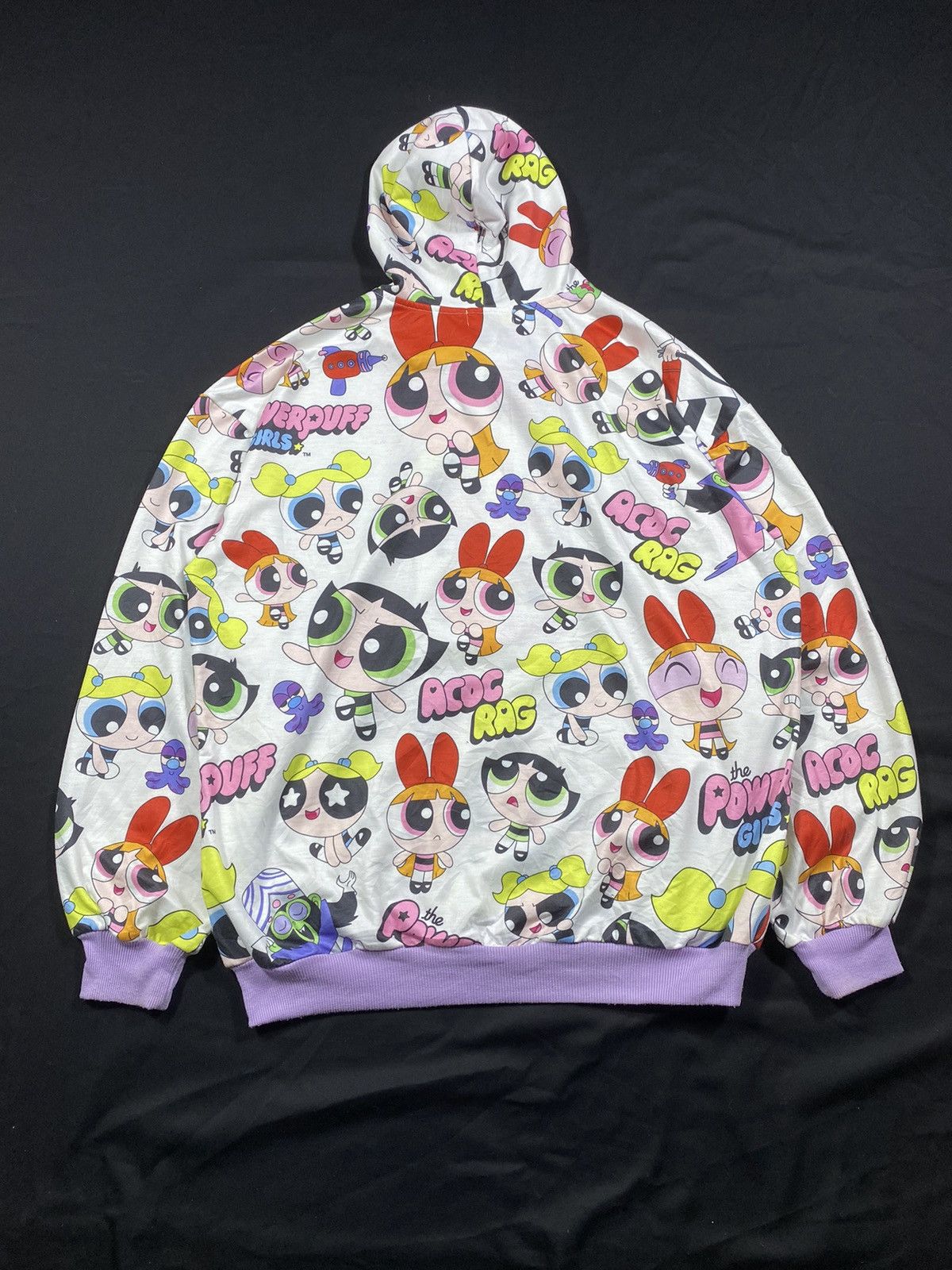 20471120 POWERPUFF GIRLS X ACOCRAG FULL PRINT ZIP HOODIE Size US L / EU 52-54 / 3 - 2 Thumbnail