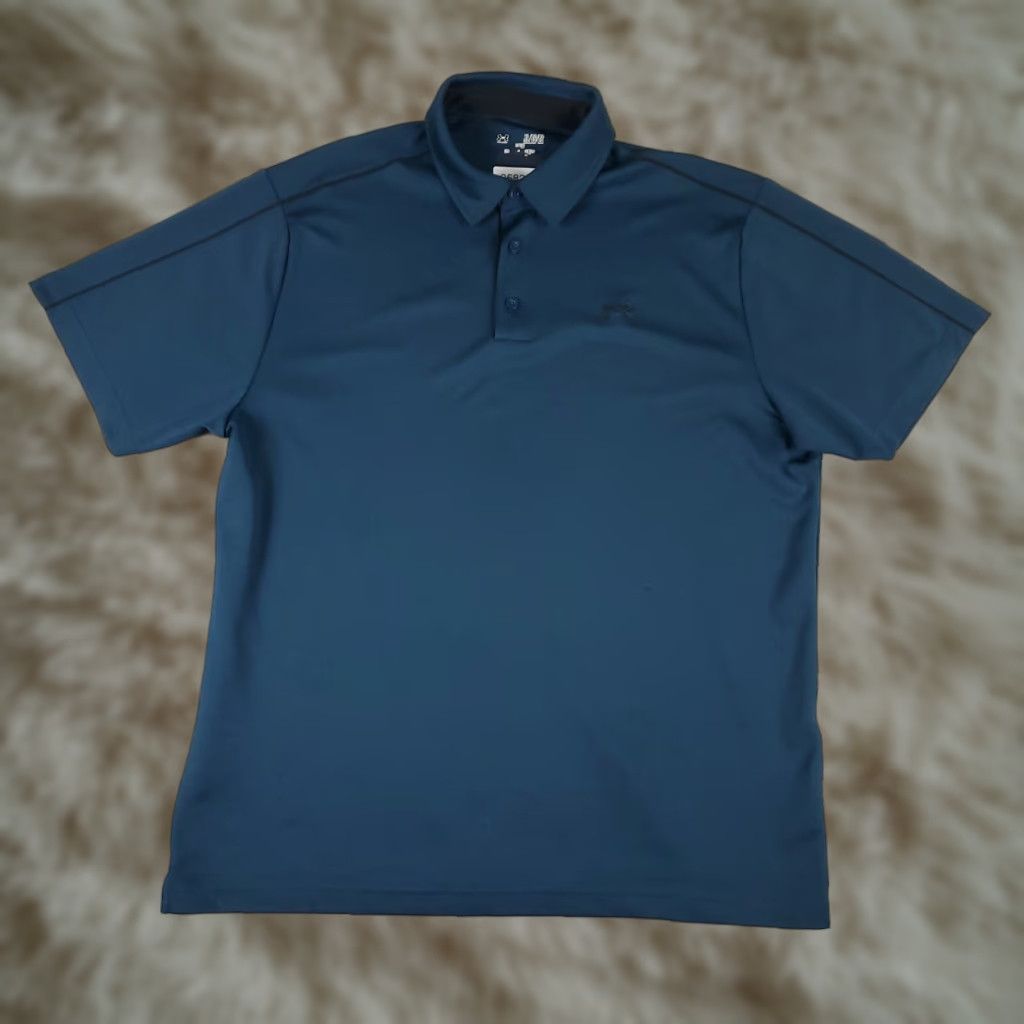 Under Armour Under Armour Shirt Polo Mens Size XL Blue Golf Casual Short Sleeve Size US XL / EU 56 / 4 - 1 Thumbnail
