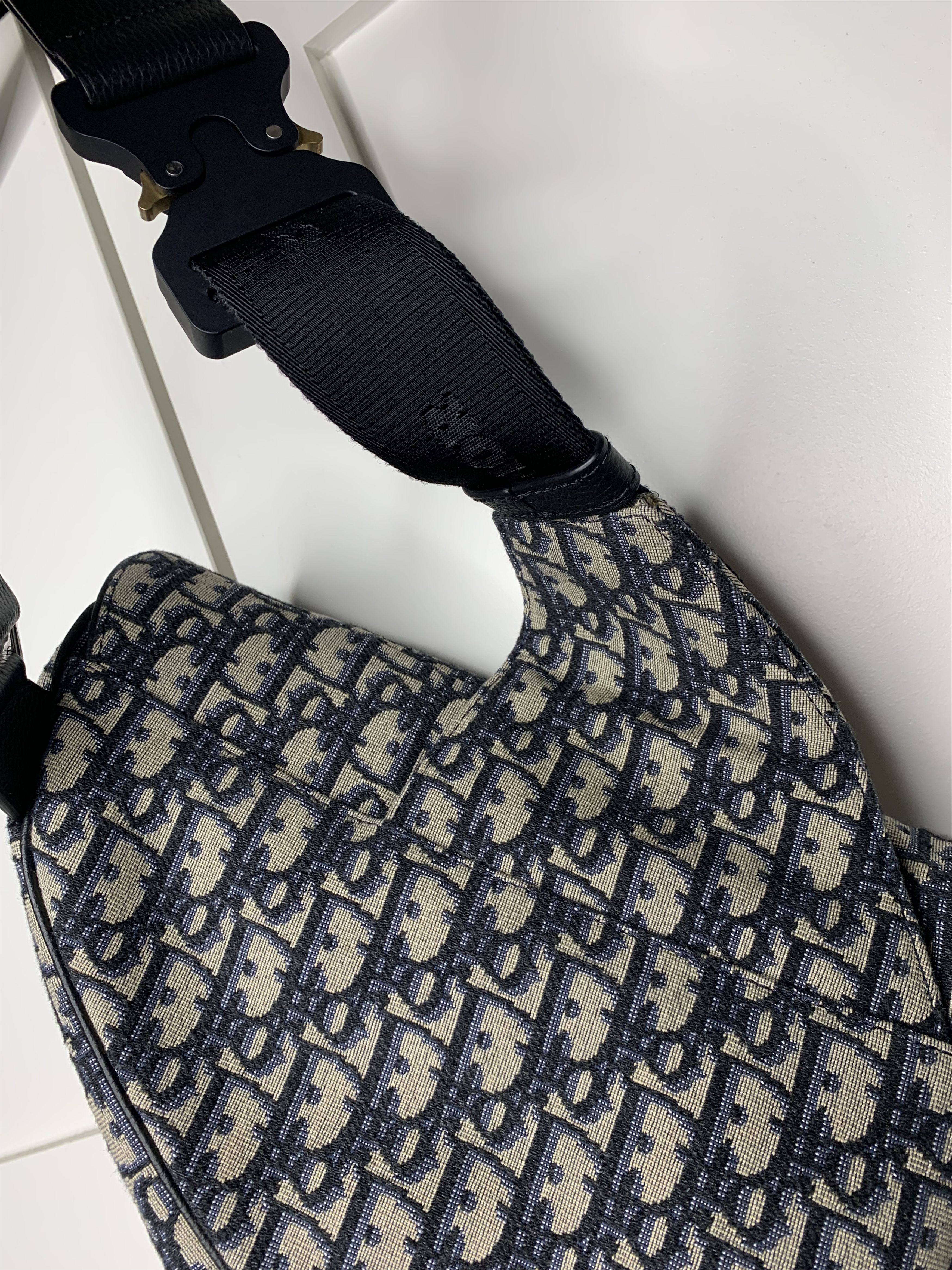 Dior DIOR Saddle Bag Beige And Black Dior Oblique Jacquard Size ONE SIZE - 5 Thumbnail